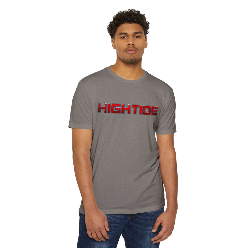 HighTide Unisex CVC Jersey T-shirt - Casual Summer Style, Beachwear, Gift for Ocean Lovers, Summer Vibes, Everyday Comfort