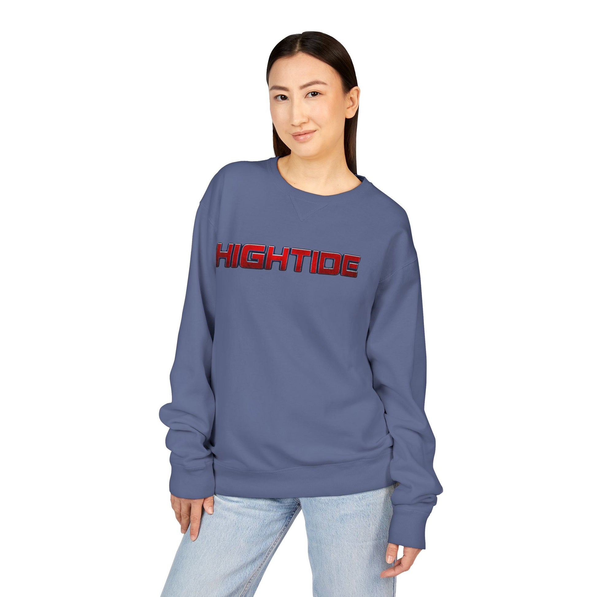 Stylish ComfortWash® Crewneck Sweatshirt - Perfect for Casual Outings, Cozy Nights, and Hightide Lovers, Unisex, Gift Idea, Lightweight