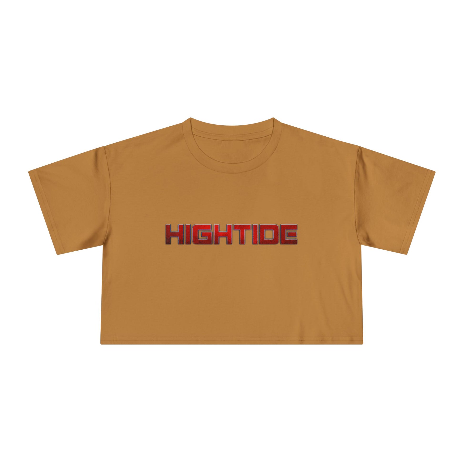 High Tide Women's Crop Tee - Casual Summer Top, Beach Wear, Trendy Outfit, Perfect Gift for Surf Lovers, Summer Vibes, Vacation Style