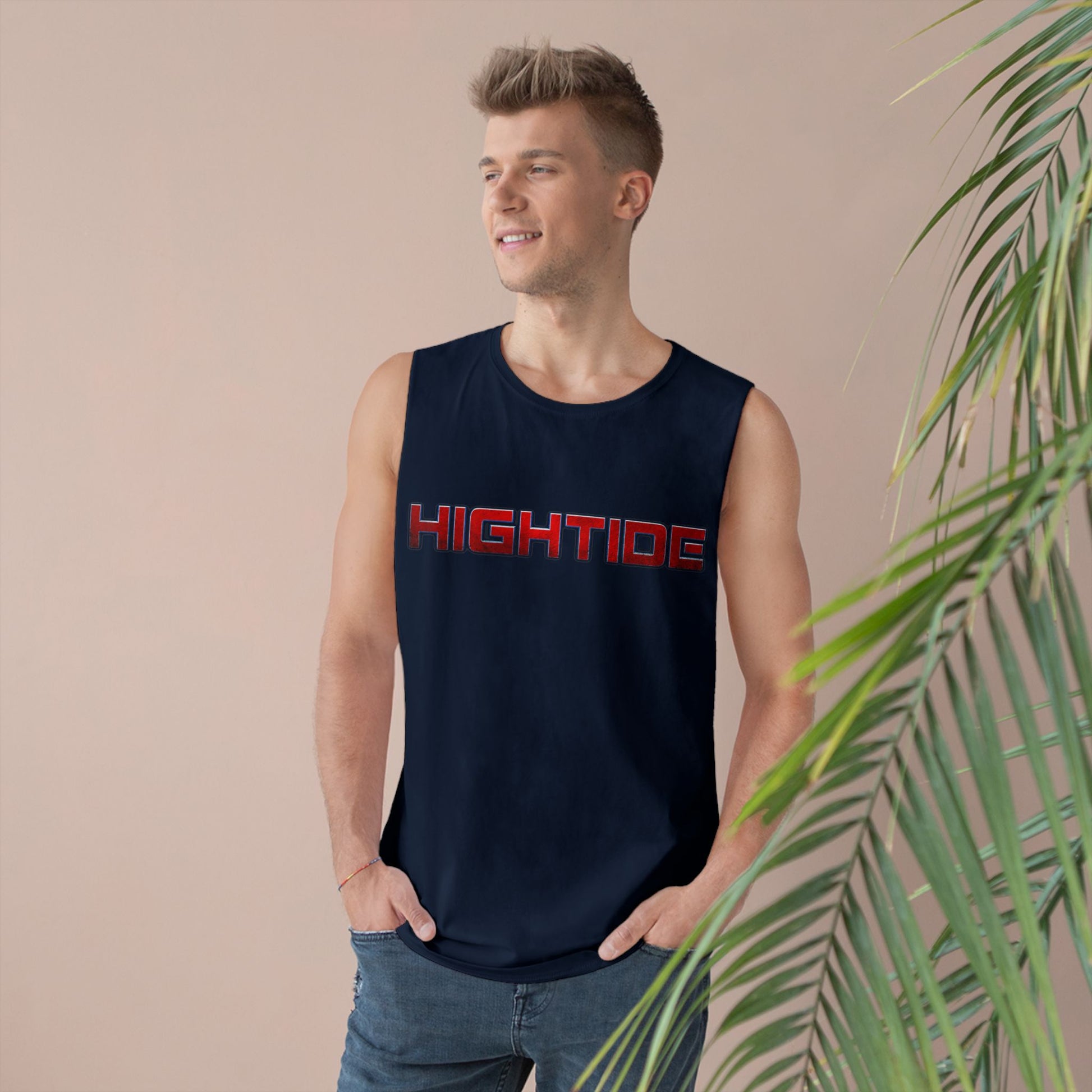HighTide Unisex Tank Top, Summer Beach Wear, Casual Style, Unisex Fitness Shirt, Gift for Beach Lovers, Outdoor Activities