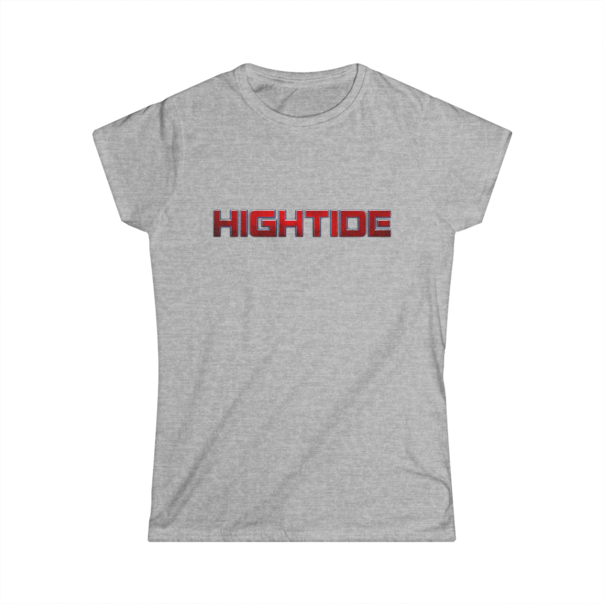 High Tide Women's Softstyle Tee - Summer Beach Shirt, Casual Wear, Gift for Ocean Lovers, Relaxed Fit Tee