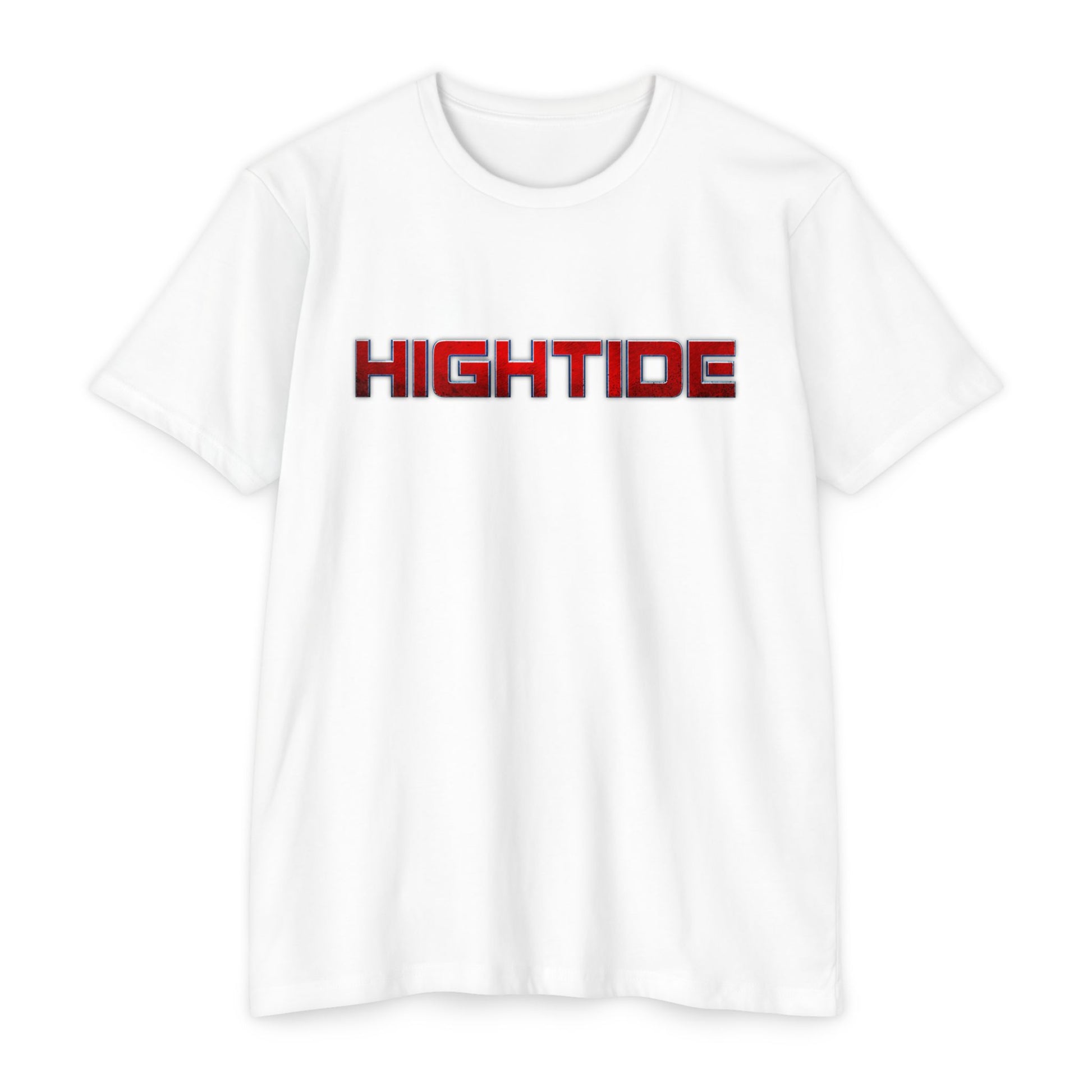 HighTide Unisex CVC Jersey T-shirt - Casual Summer Style, Beachwear, Gift for Ocean Lovers, Summer Vibes, Everyday Comfort