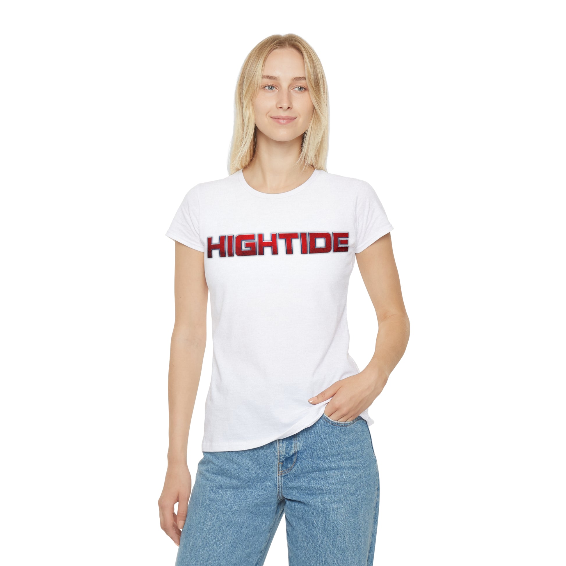 High Tide Women's Iconic T-Shirt, Casual Tee, Beach Vibes, Summer Wardrobe, Gift for Ocean Lovers, Vacation Essentials