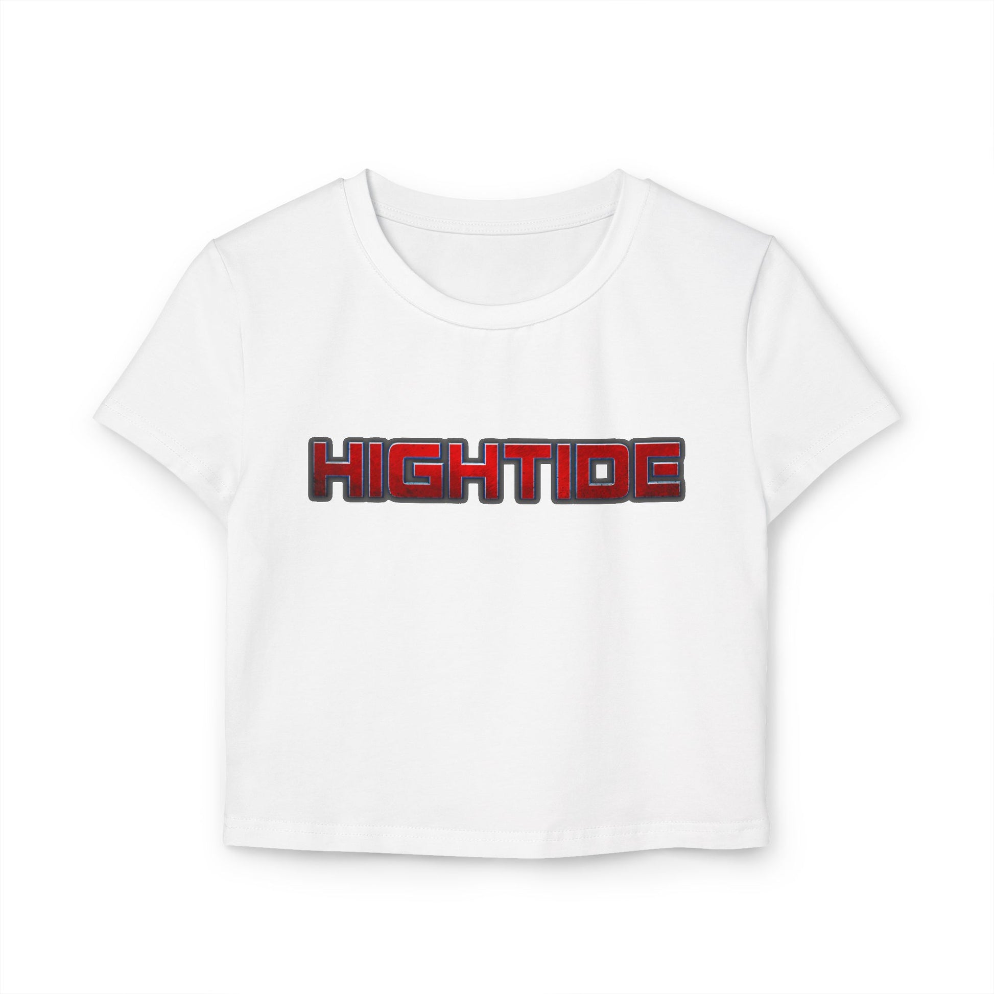 High Tide Women's Baby Tee - Trendy Summer Top, Casual Wear, Graphic Tee, Beach Day, Gift for Her