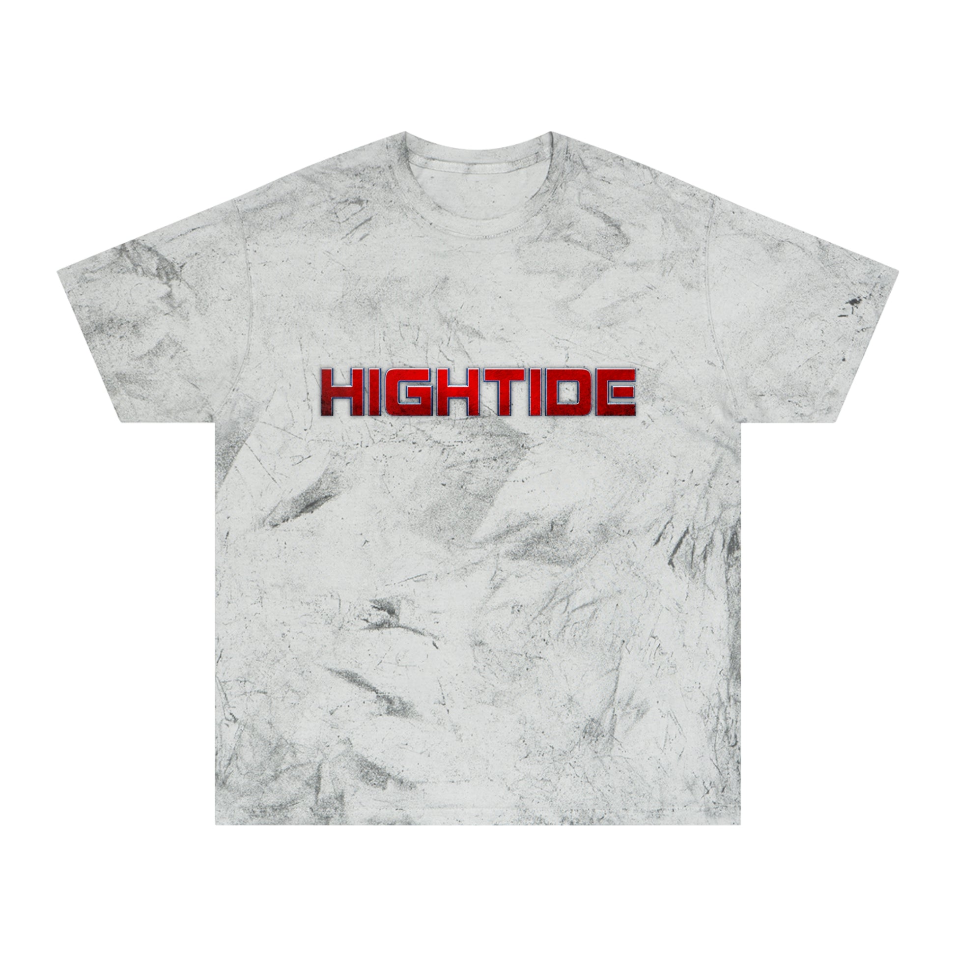 Colorful Unisex T-Shirt - High Tide Vibe, Summer Style, Casual Wear, Gift for Friends, Vibrant Tie-Dye Top