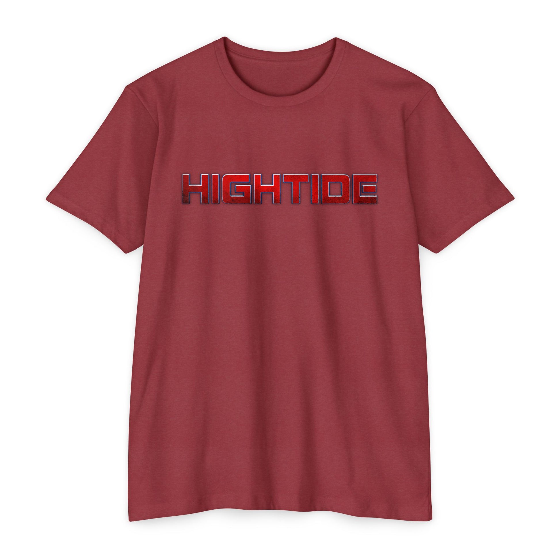 HighTide Unisex CVC Jersey T-shirt - Casual Summer Style, Beachwear, Gift for Ocean Lovers, Summer Vibes, Everyday Comfort