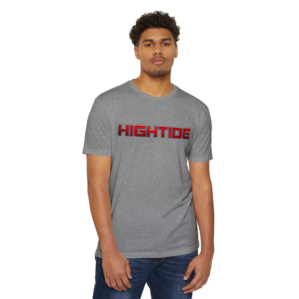 HighTide Unisex CVC Jersey T-shirt - Casual Summer Style, Beachwear, Gift for Ocean Lovers, Summer Vibes, Everyday Comfort