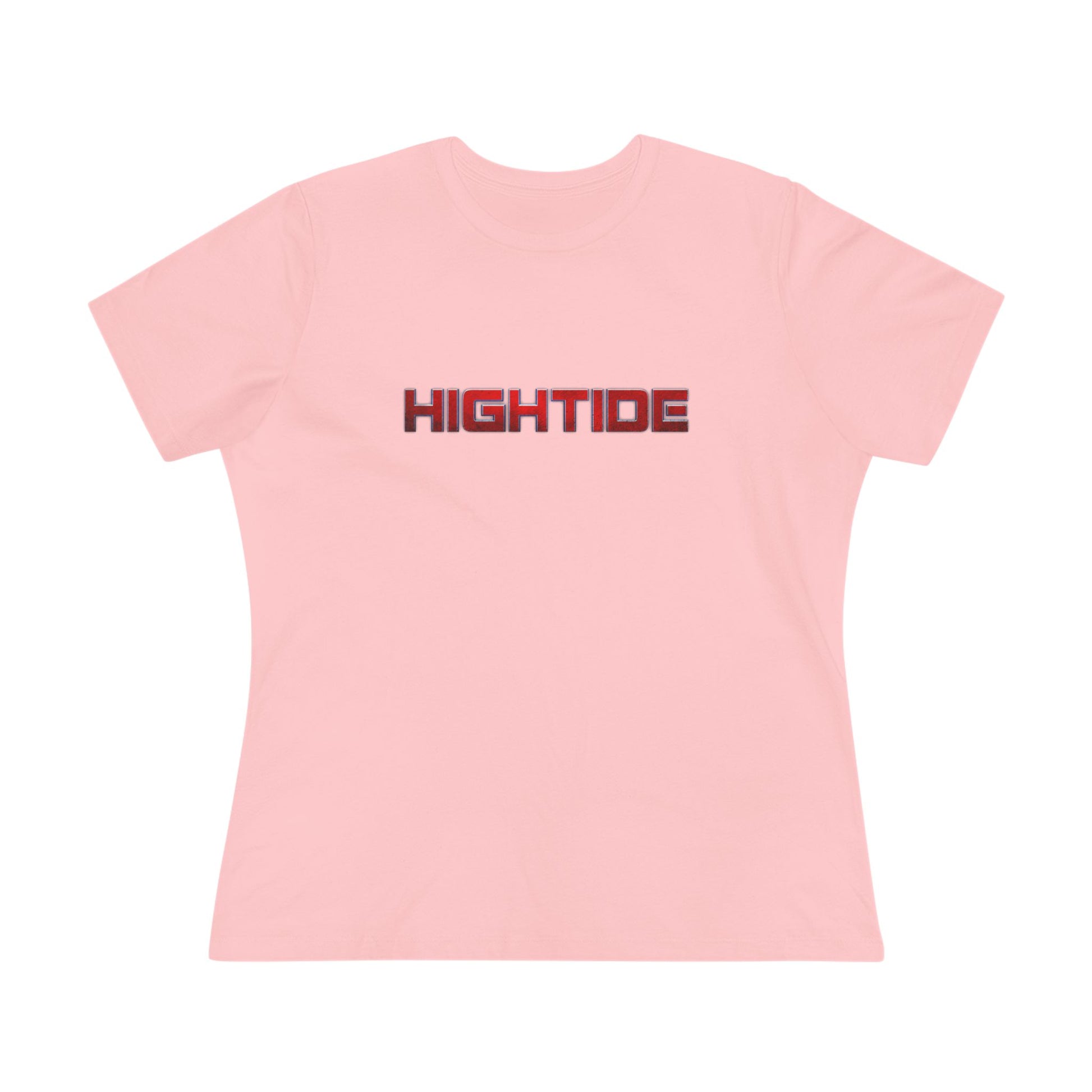 High Tide Women's Cotton Tee, Beachwear, Casual Summer Shirt, Gift for Ocean Lovers, Surf Tee, Everyday Comfort Top