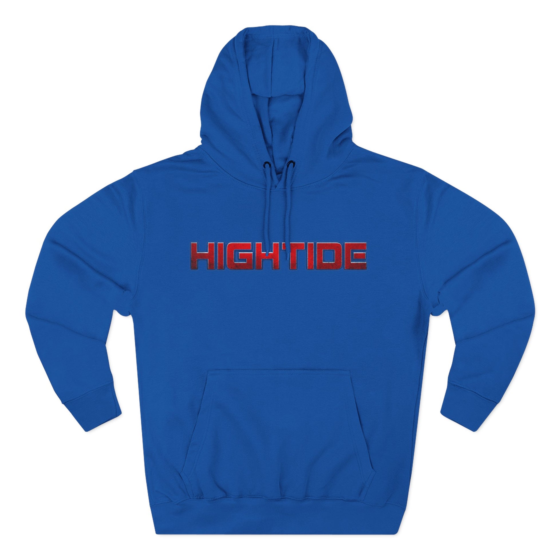 High Tide Three-Panel Fleece Hoodie - Cozy Beach Vibes, Great for Casual Wear, Summer Nights, Gift for Surf Lovers, Relaxation Wear