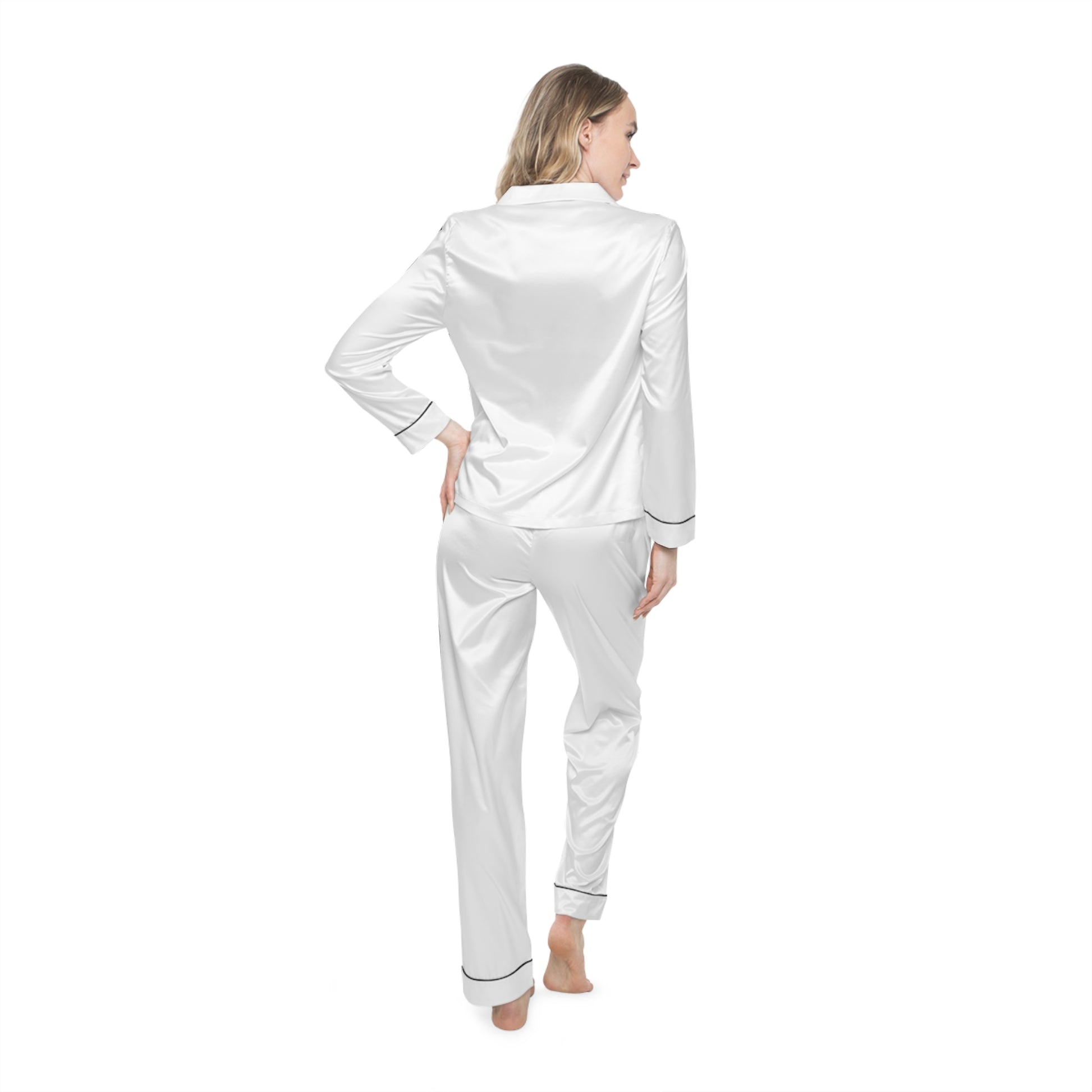 Luxurious Women's Satin Pajama Set - Perfect for Cozy Nights, Gifts, Loungewear, Sleepwear, Relaxation