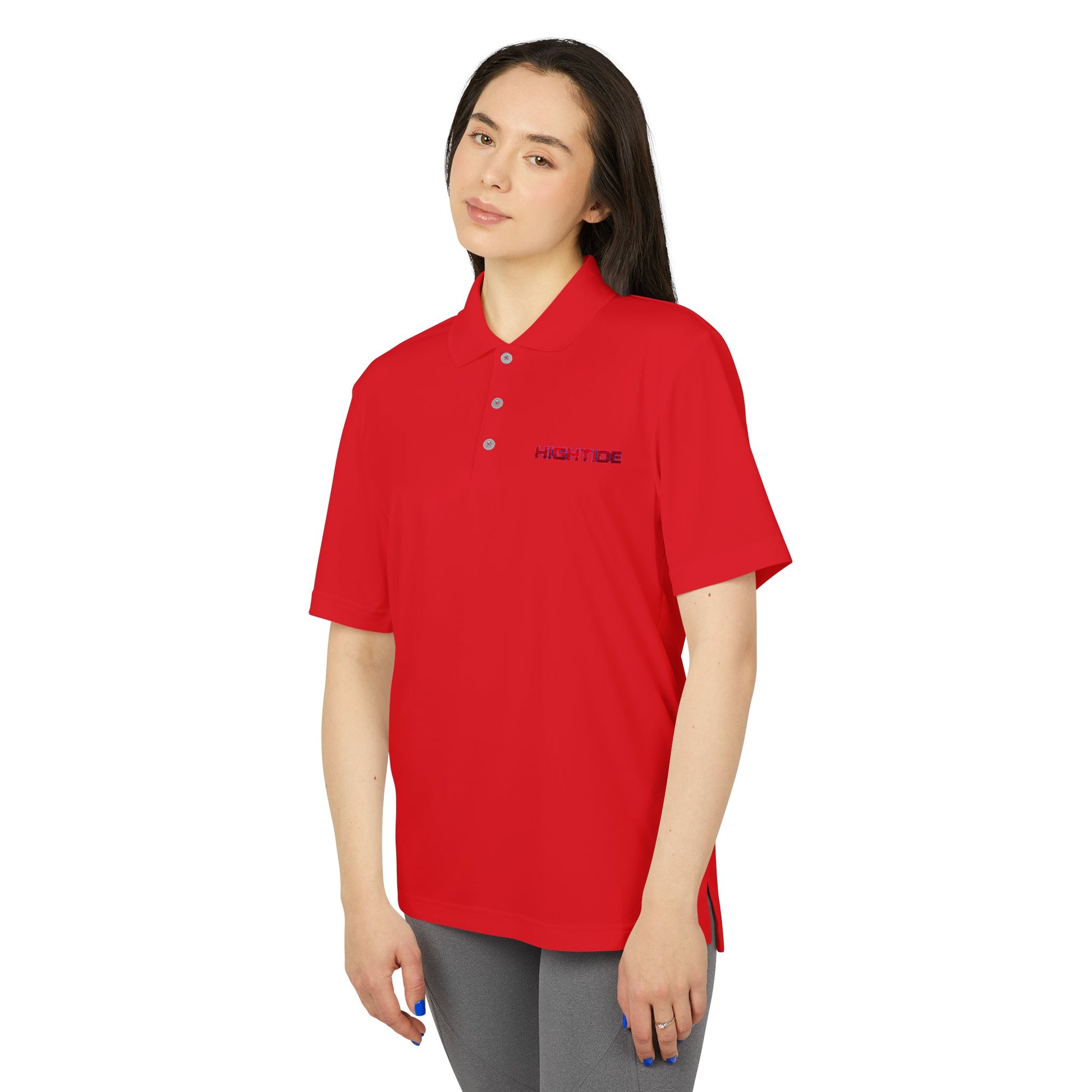 High Tide Unisex Performance Polo - Sporty Style, Comfortable Fit, Gym Wear, Casual Outings, Gift for Athletes