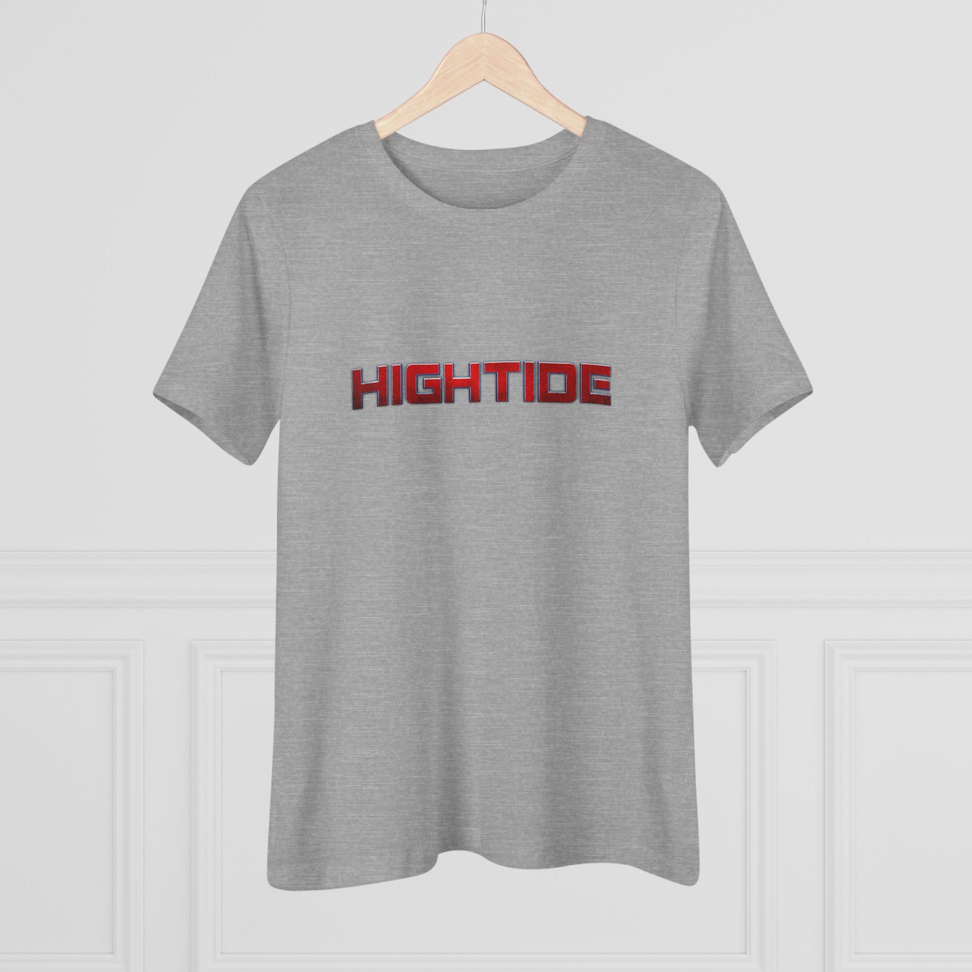 High Tide Women's Cotton Tee, Beachwear, Casual Summer Shirt, Gift for Ocean Lovers, Surf Tee, Everyday Comfort Top