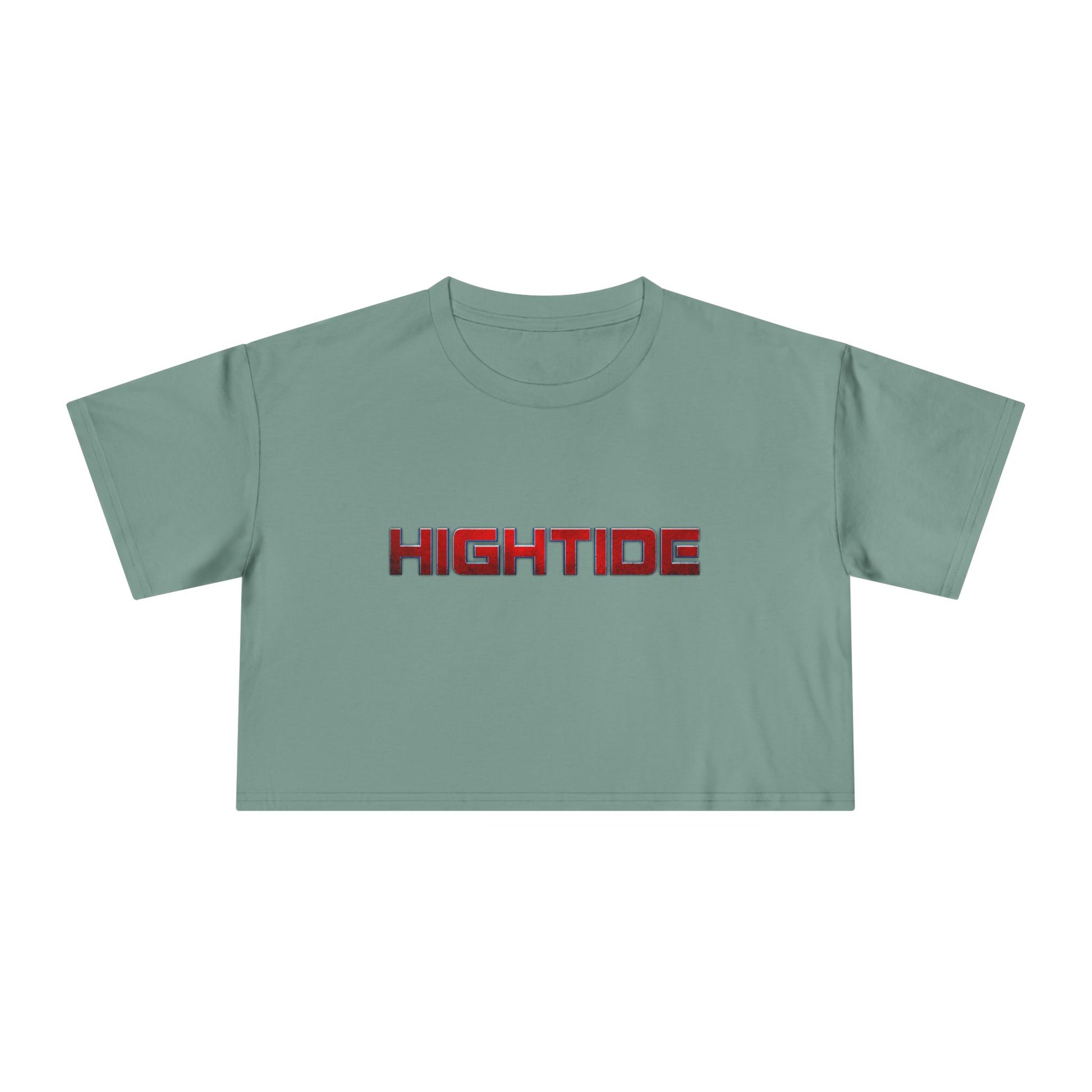 High Tide Women's Crop Tee - Casual Summer Top, Beach Wear, Trendy Outfit, Perfect Gift for Surf Lovers, Summer Vibes, Vacation Style