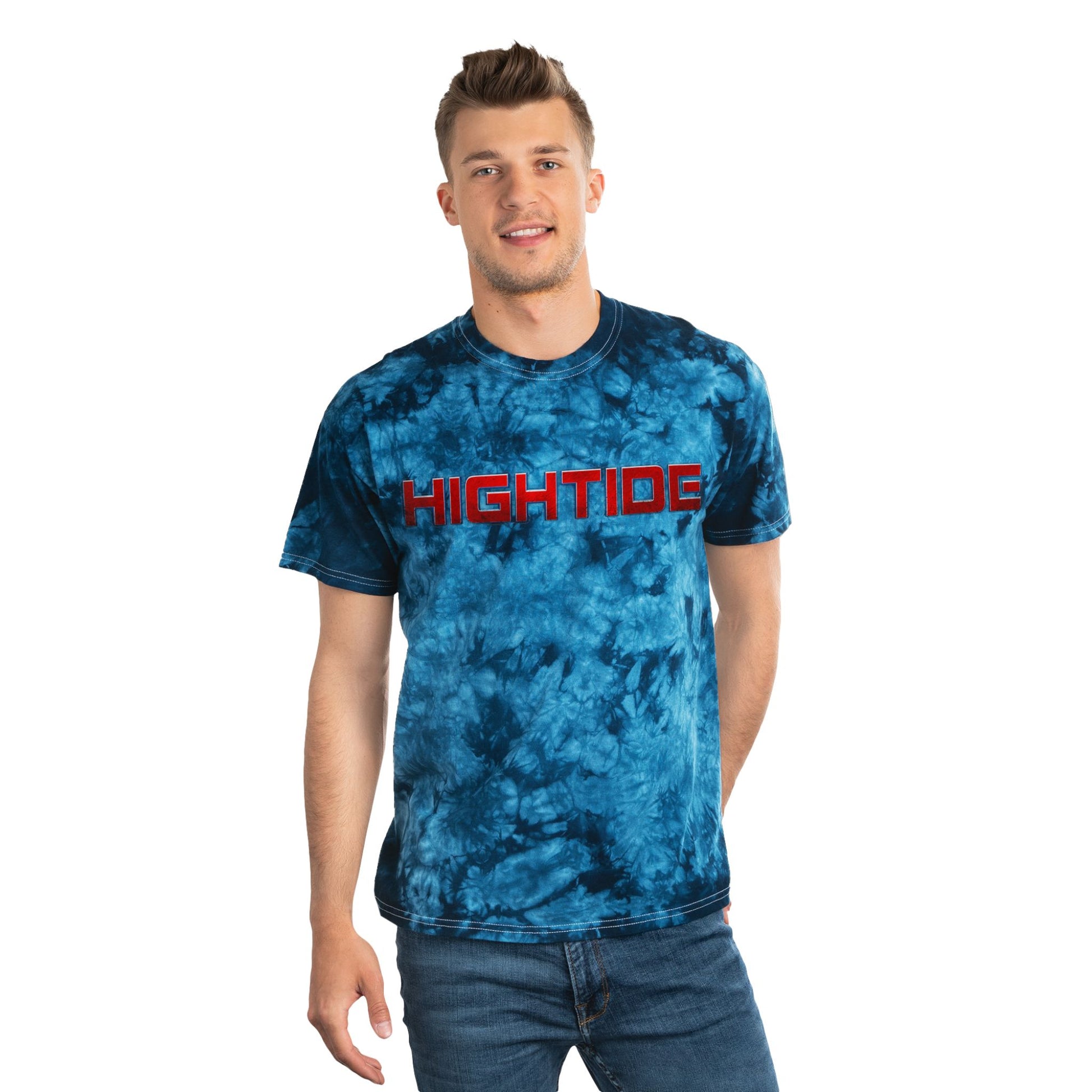 HighTide Tie-Dye Tee | Unique Summer Style, Casual Fashion, Beachwear, Gift for Teens, Trendy Shirt