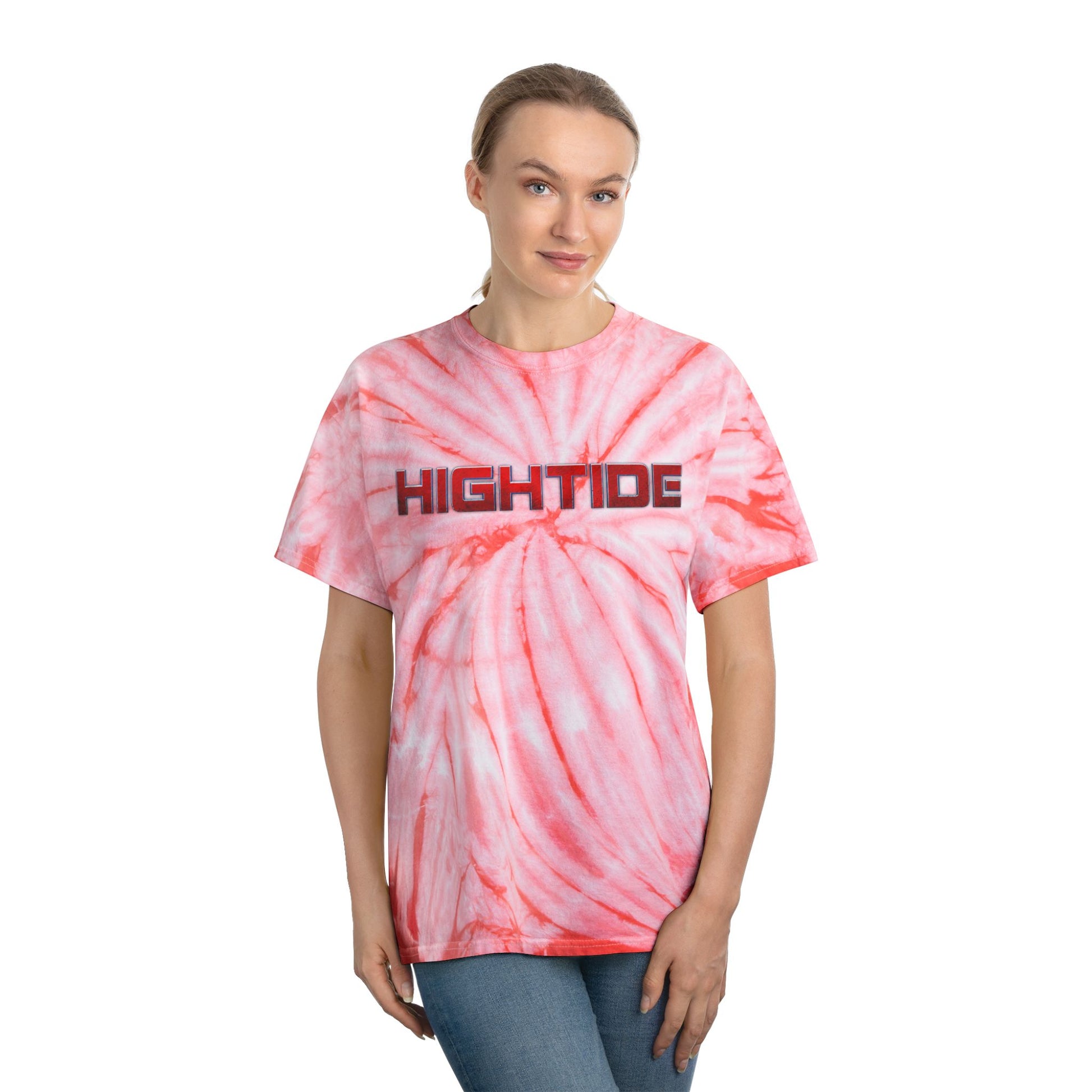 Sunny Tie-Dye Tee, HighTide | Boho Summer Shirt, Beachwear, Festival Top, Relaxed Fit Tee, Unique Gift for Her