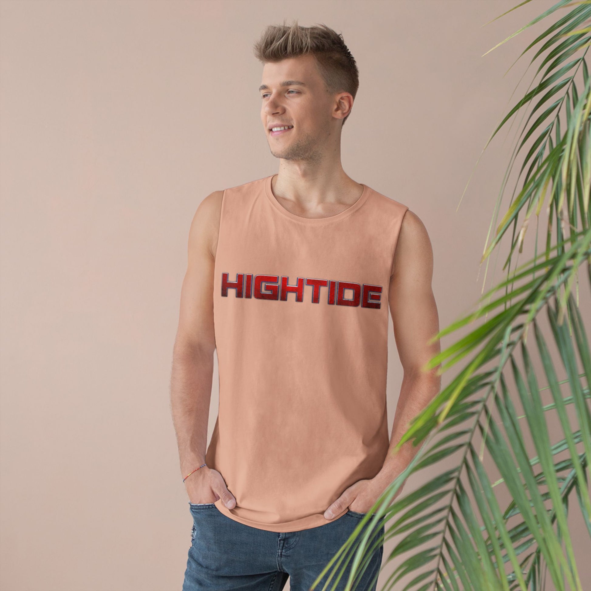 HighTide Unisex Tank Top, Summer Beach Wear, Casual Style, Unisex Fitness Shirt, Gift for Beach Lovers, Outdoor Activities