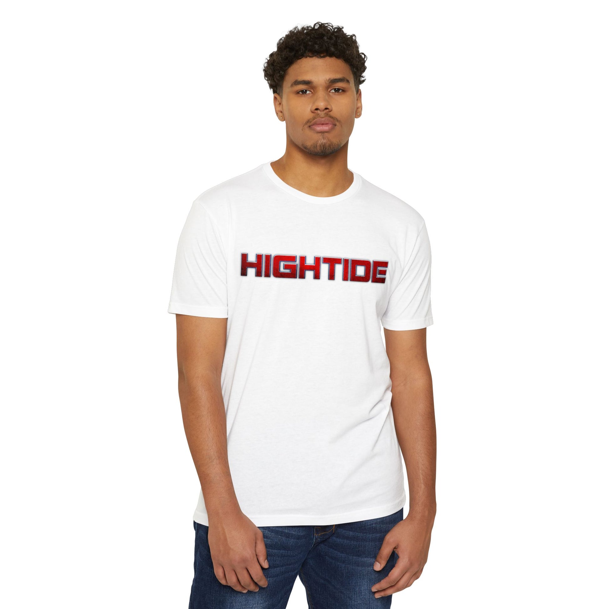 HighTide Unisex CVC Jersey T-shirt - Casual Summer Style, Beachwear, Gift for Ocean Lovers, Summer Vibes, Everyday Comfort