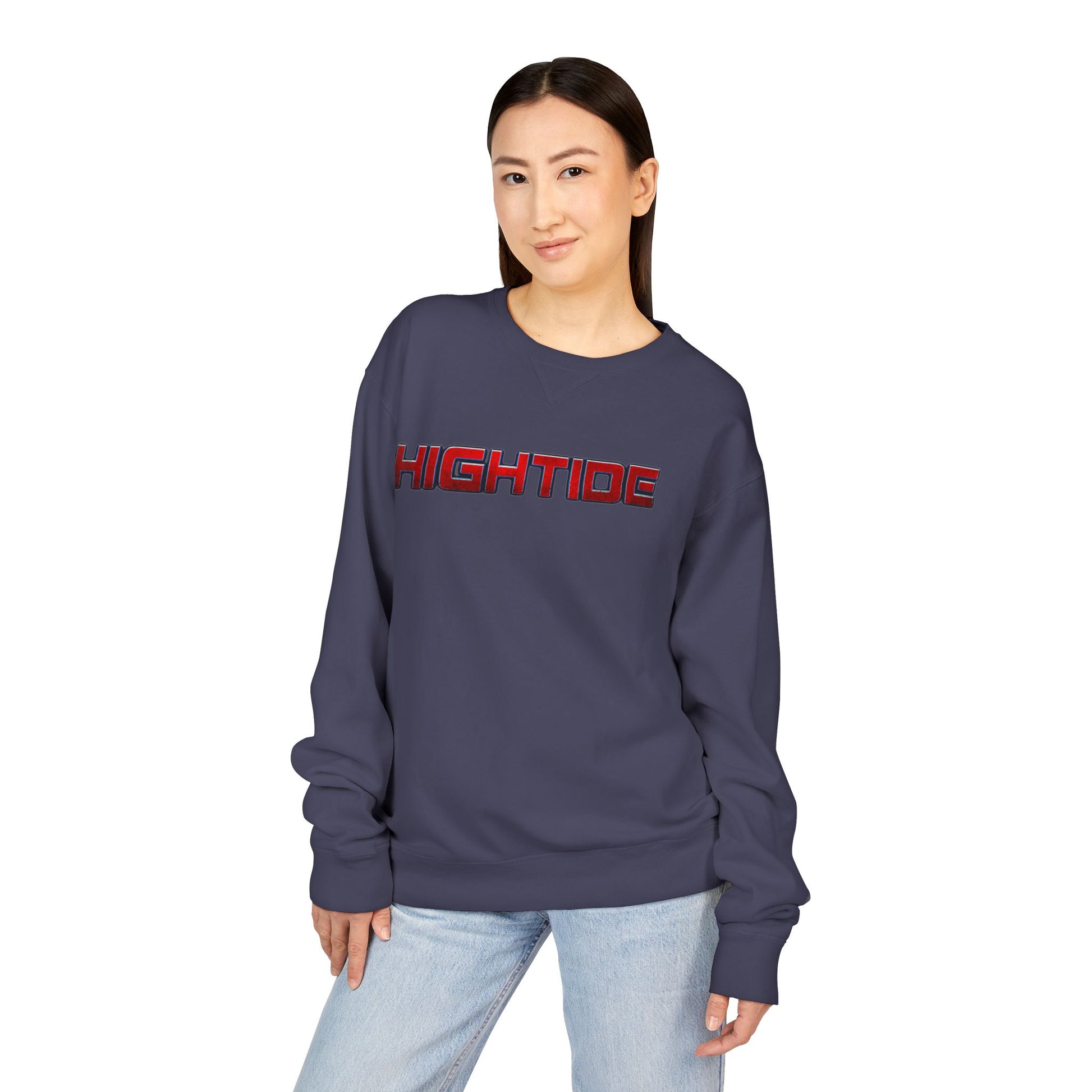Stylish ComfortWash® Crewneck Sweatshirt - Perfect for Casual Outings, Cozy Nights, and Hightide Lovers, Unisex, Gift Idea, Lightweight