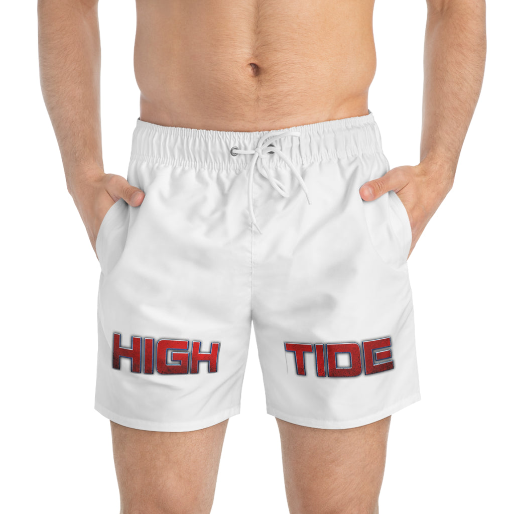 Tide High Swim Trunks, Summer Beachwear, Poolside Leisure, Vacation Essential, Gifts for Him, Fun Water Activities