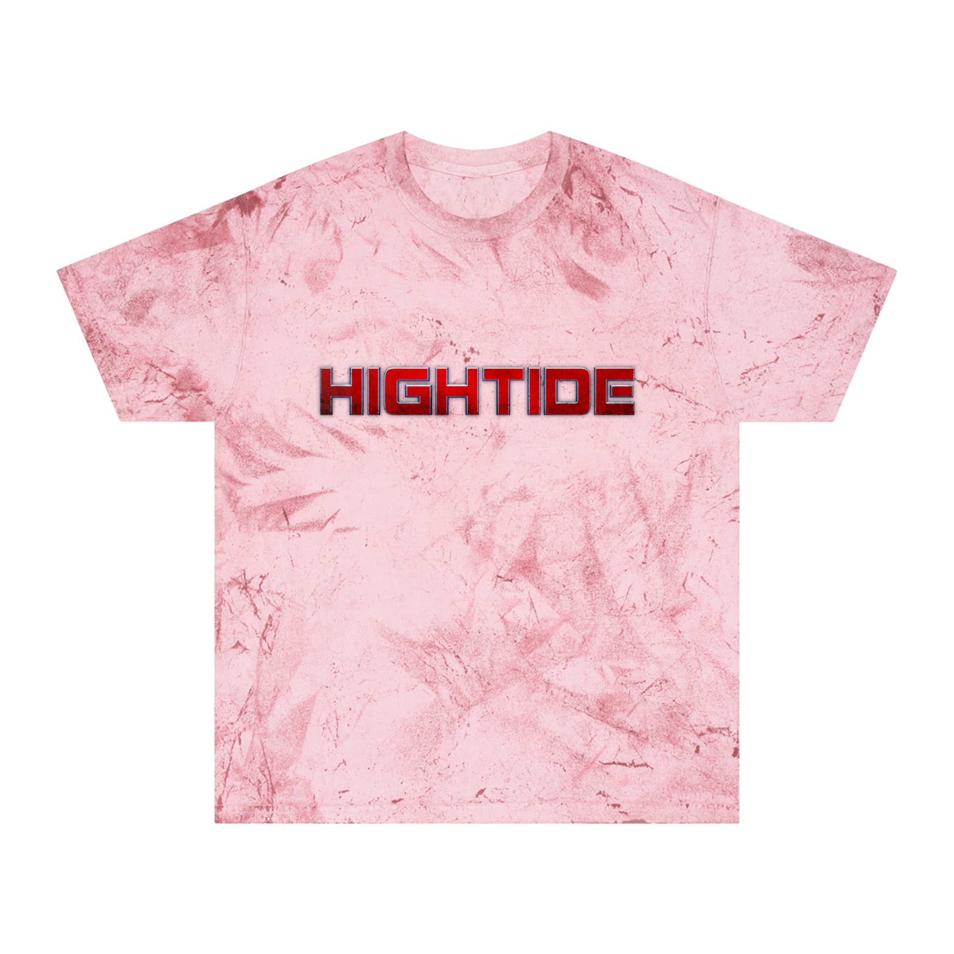 Colorful Unisex T-Shirt - High Tide Vibe, Summer Style, Casual Wear, Gift for Friends, Vibrant Tie-Dye Top