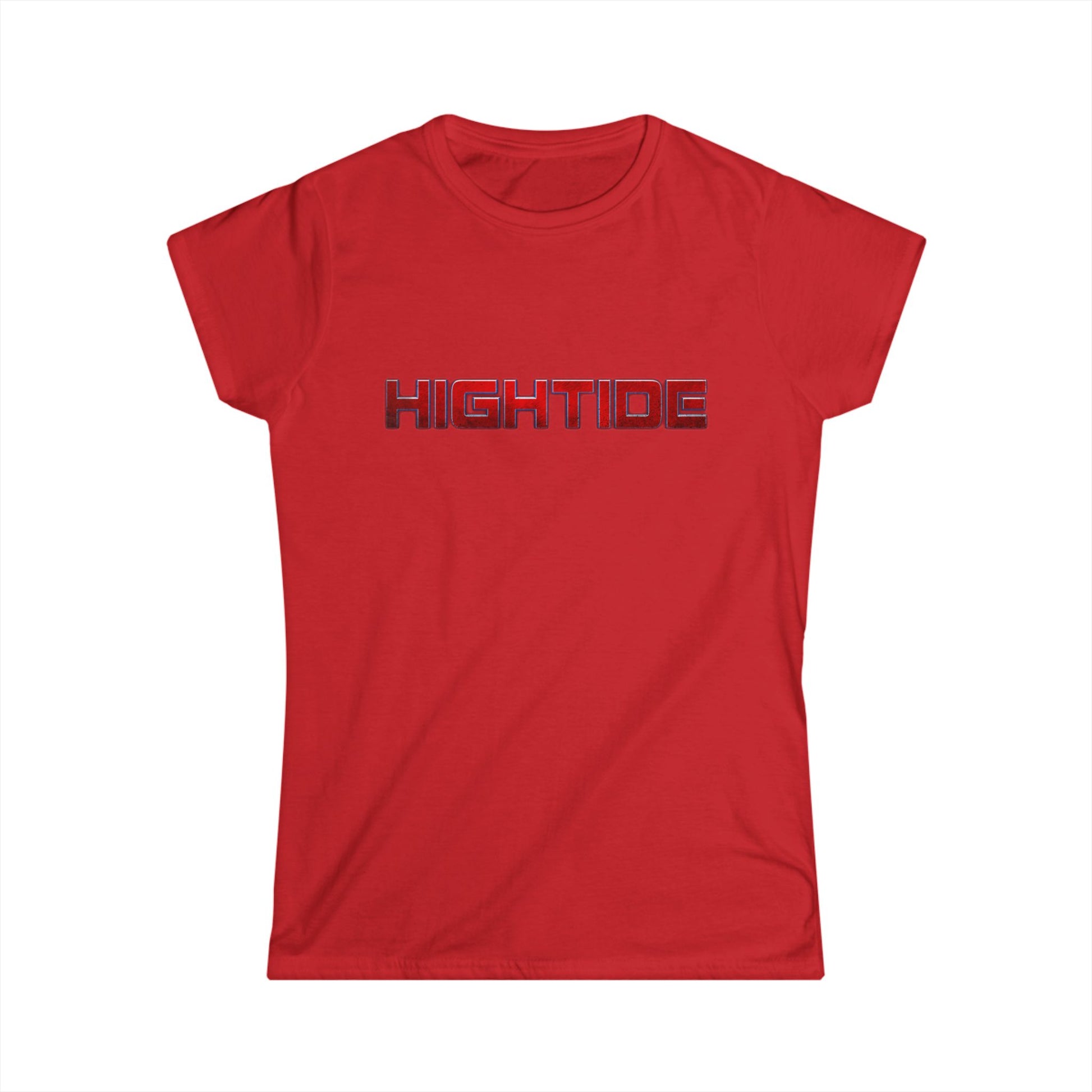 High Tide Women's Softstyle Tee - Summer Beach Shirt, Casual Wear, Gift for Ocean Lovers, Relaxed Fit Tee