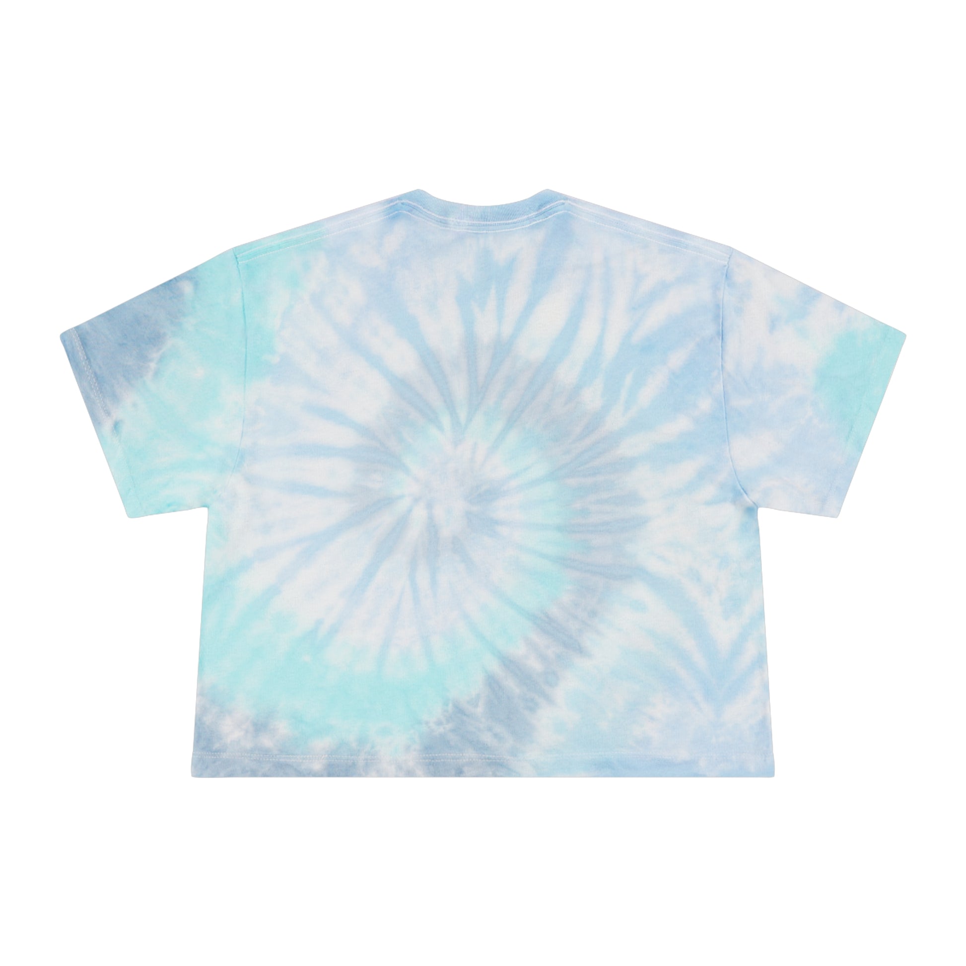 Chill Vibes Women's Tie-Dye Crop Tee | Perfect for Summer, Beach Days, Festivals, Casual Outfits, Gift for Her