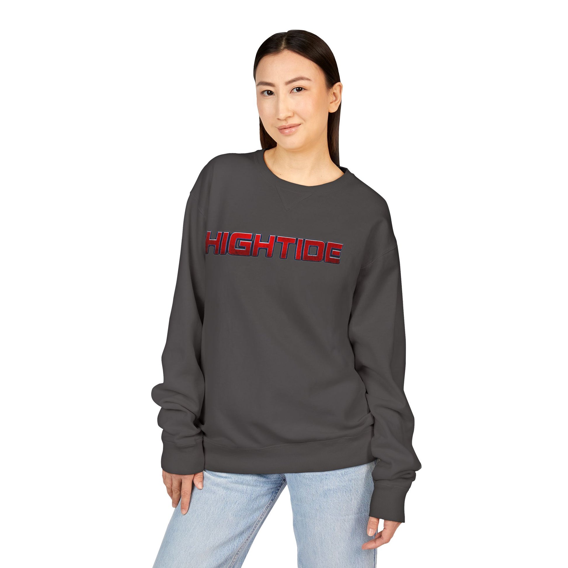 Stylish ComfortWash® Crewneck Sweatshirt - Perfect for Casual Outings, Cozy Nights, and Hightide Lovers, Unisex, Gift Idea, Lightweight