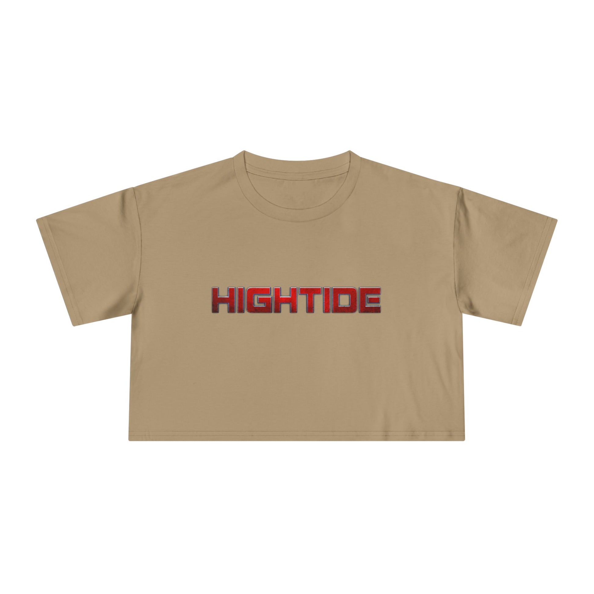 High Tide Women's Crop Tee - Casual Summer Top, Beach Wear, Trendy Outfit, Perfect Gift for Surf Lovers, Summer Vibes, Vacation Style