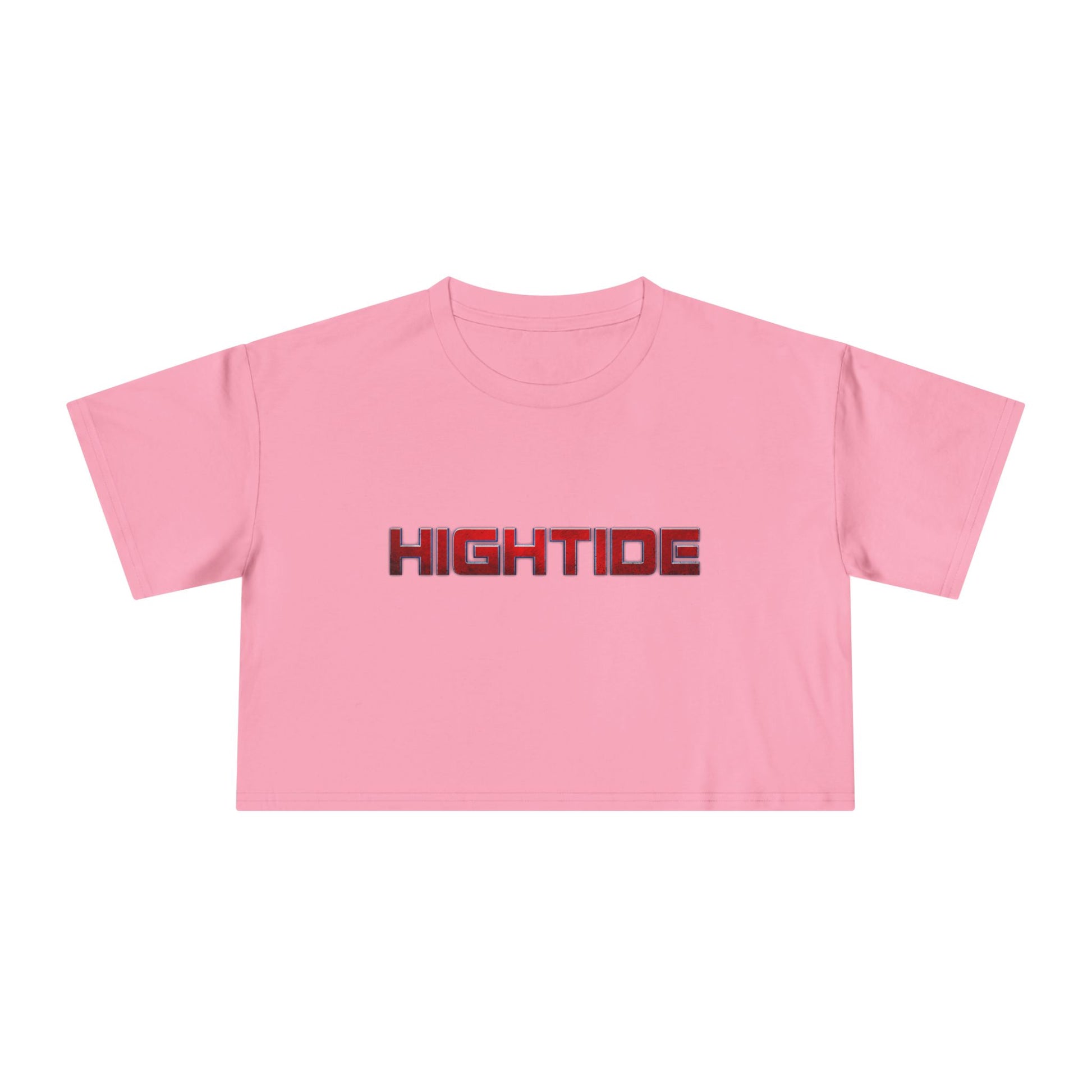 High Tide Women's Crop Tee - Casual Summer Top, Beach Wear, Trendy Outfit, Perfect Gift for Surf Lovers, Summer Vibes, Vacation Style