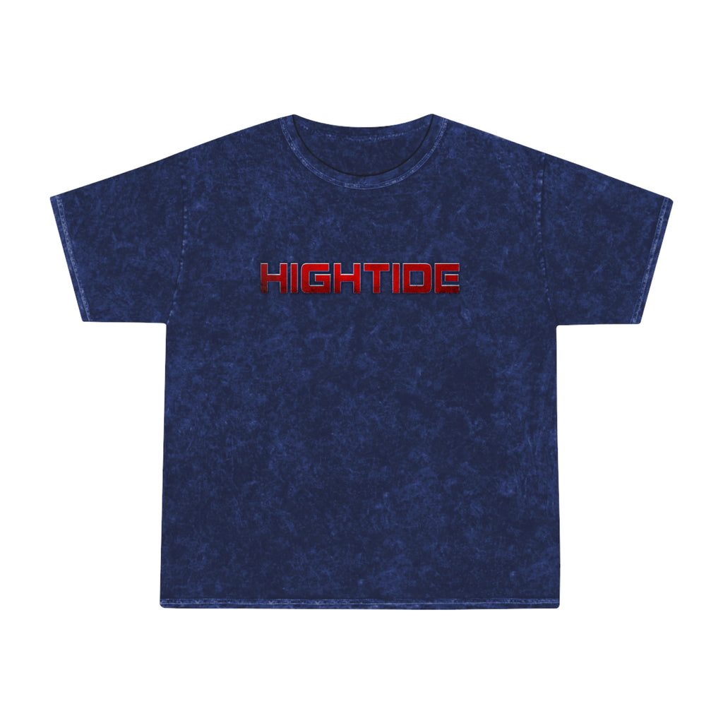Unisex Mineral Wash T-Shirt - High Tide Graphic Tee, Stylish Casual Wear, Beach Vibes, Trendy Gift, Comfortable Summer Top