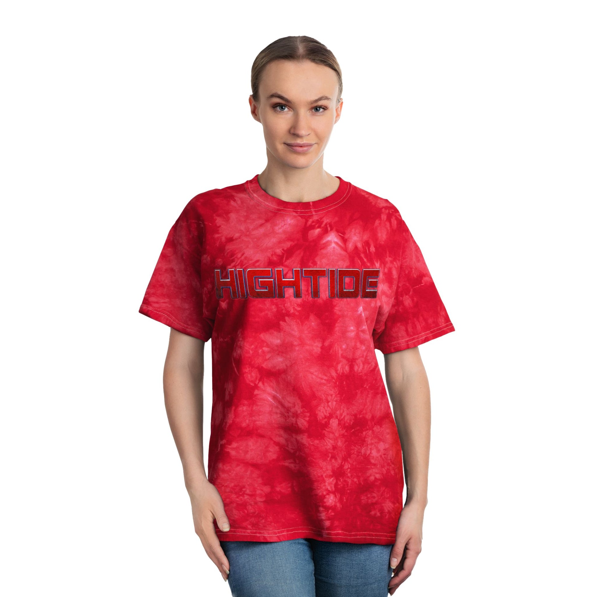 HighTide Tie-Dye Tee | Unique Summer Style, Casual Fashion, Beachwear, Gift for Teens, Trendy Shirt