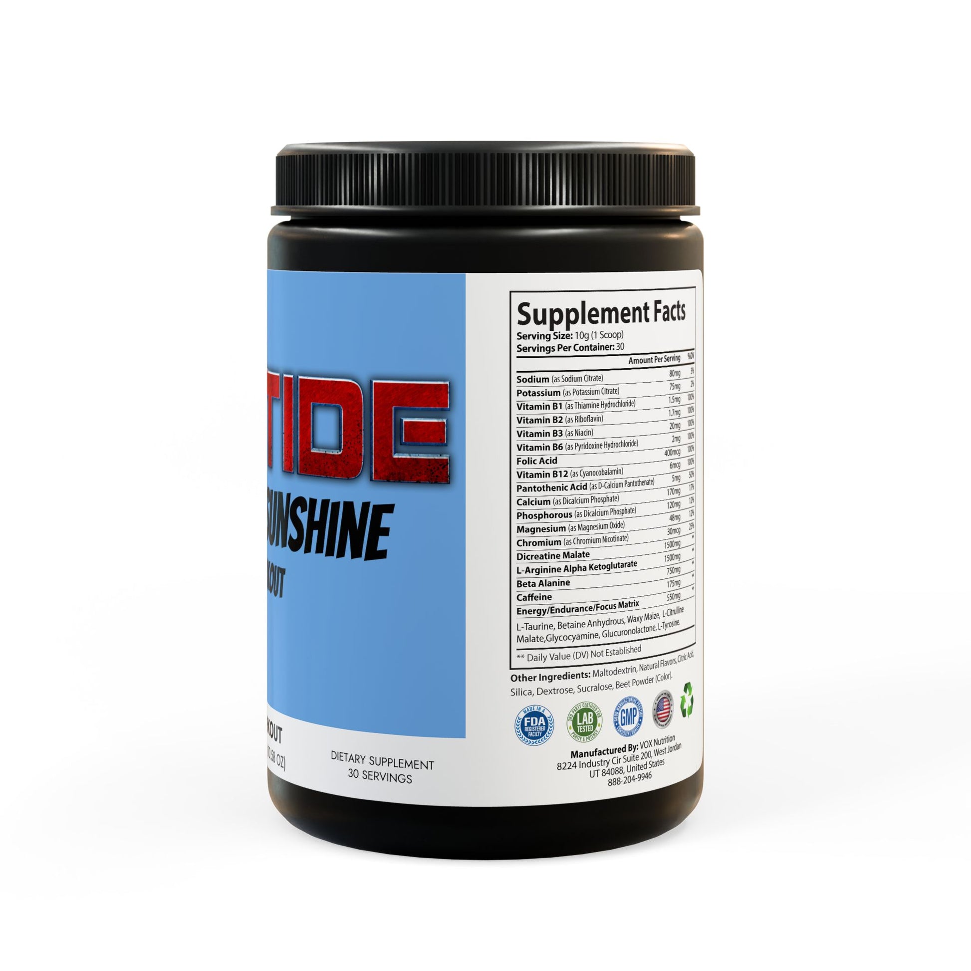 Pre-Workout Supplement, Watermelon (300g, 10.58oz)