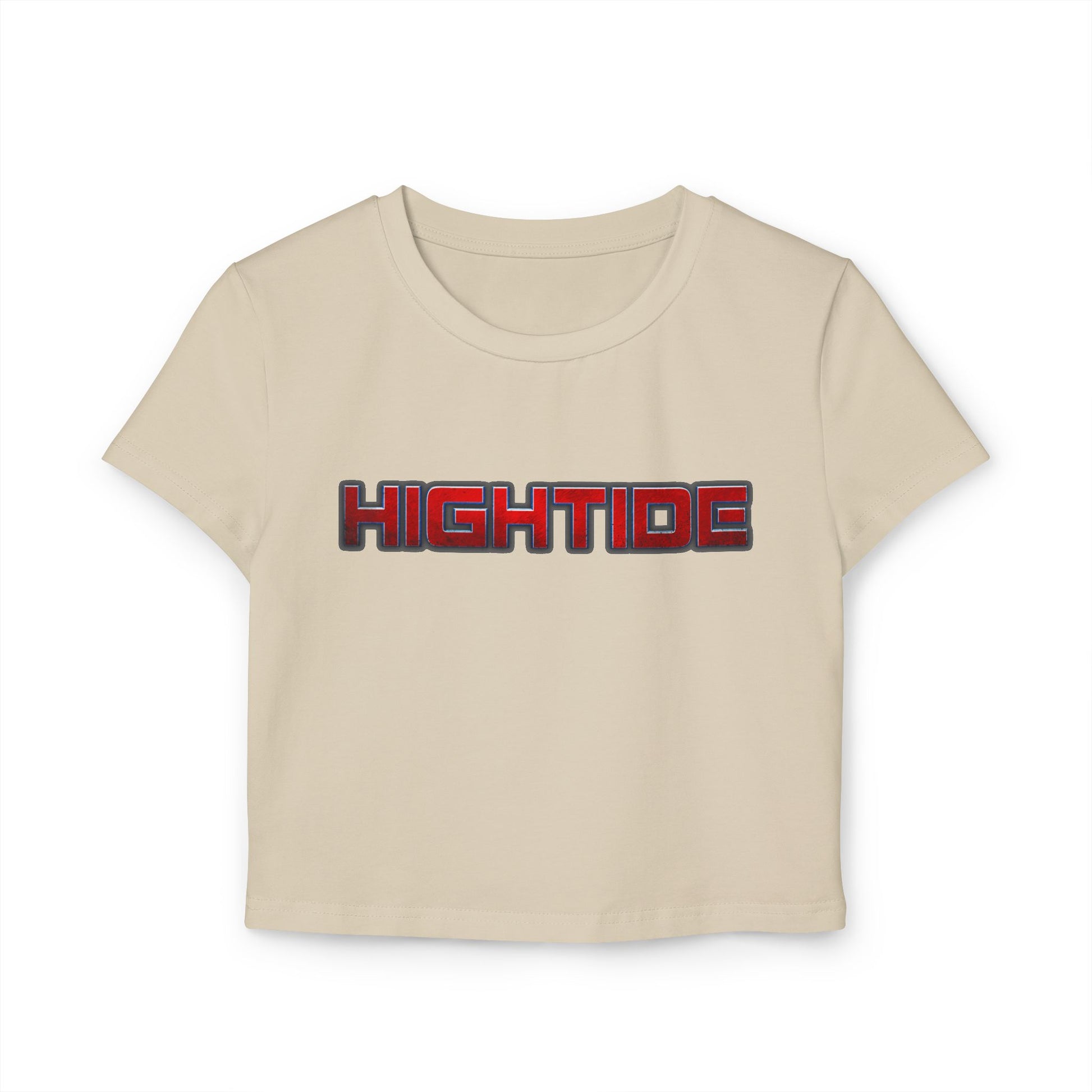 High Tide Women's Baby Tee - Trendy Summer Top, Casual Wear, Graphic Tee, Beach Day, Gift for Her