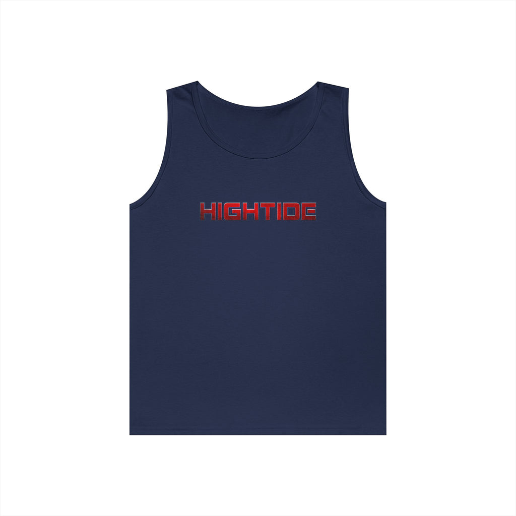 HighTide Unisex Cotton Tank Top, Summer Beach Wear, Casual Fitness Top, Gifts for Ocean Lovers, Outdoor Activities