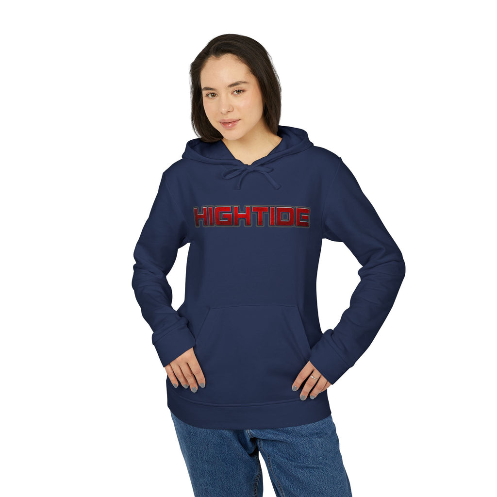 High Tide Unisex Fleece Hoodie | Cozy Streetwear, Relaxed Fit, Perfect for Beach Lovers, Casual Outings, Gift for Him or Her