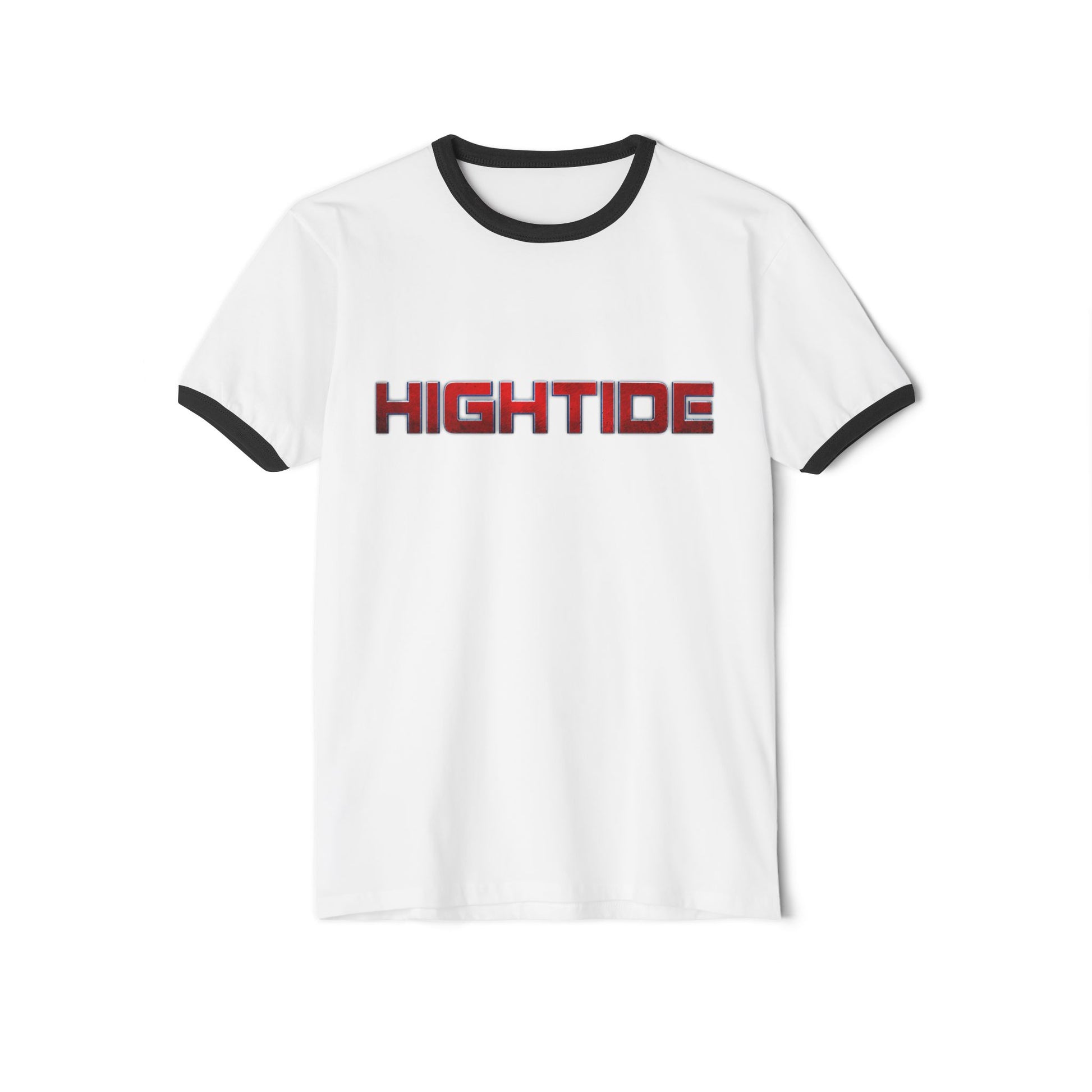 High Tide Ringer Tee - Unisex Cotton T-Shirt, Casual Summer Style, Beach Vibes, Gift for Ocean Lovers, Relaxed Fit Apparel