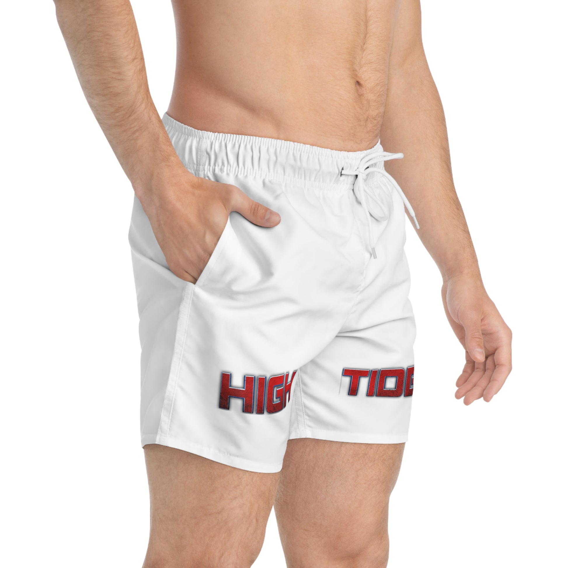 Tide High Swim Trunks, Summer Beachwear, Poolside Leisure, Vacation Essential, Gifts for Him, Fun Water Activities