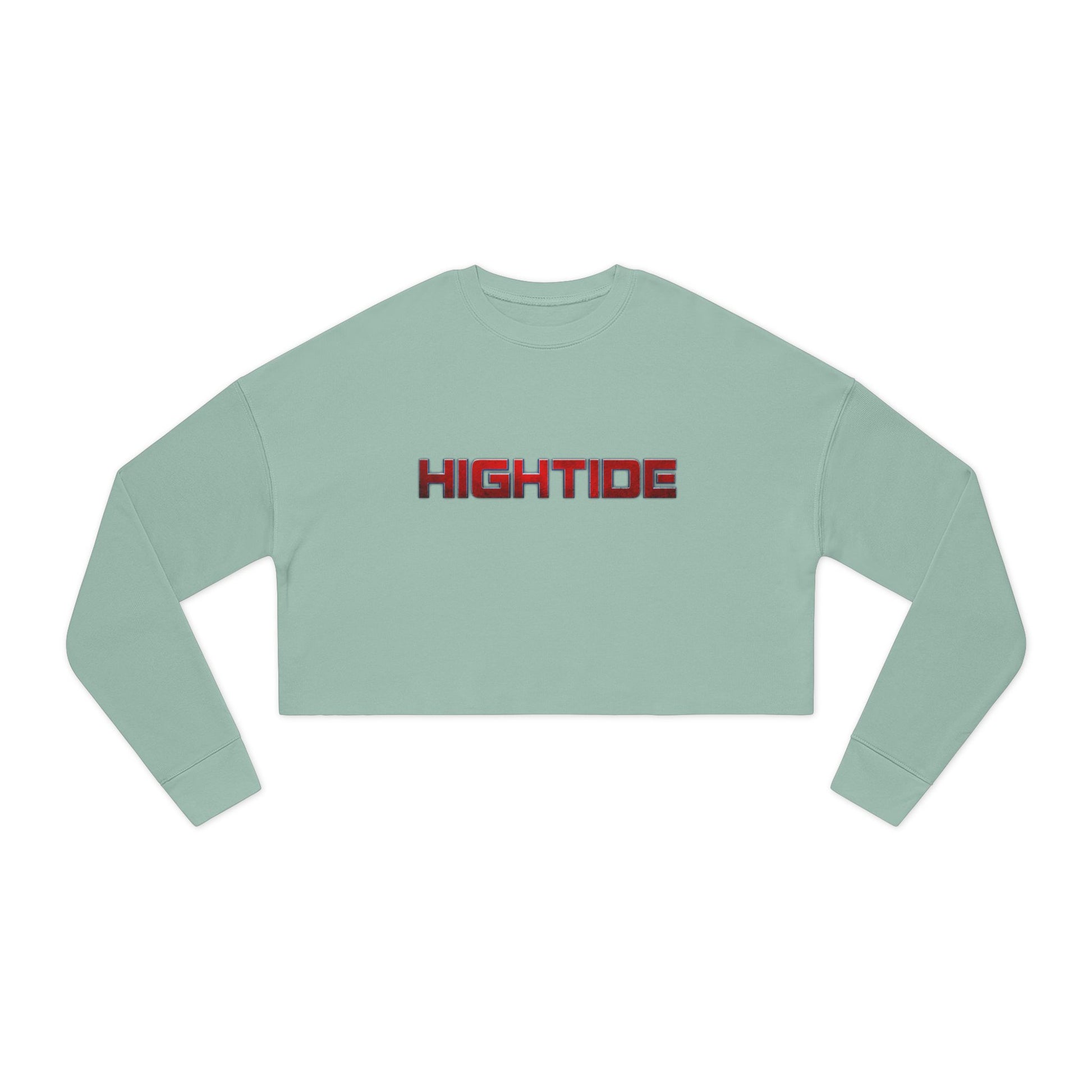 HighTide Women's Cropped Sweatshirt | Trendy Summer Top, Casual Women's Apparel, Gifts for Her, Comfortable Fashion