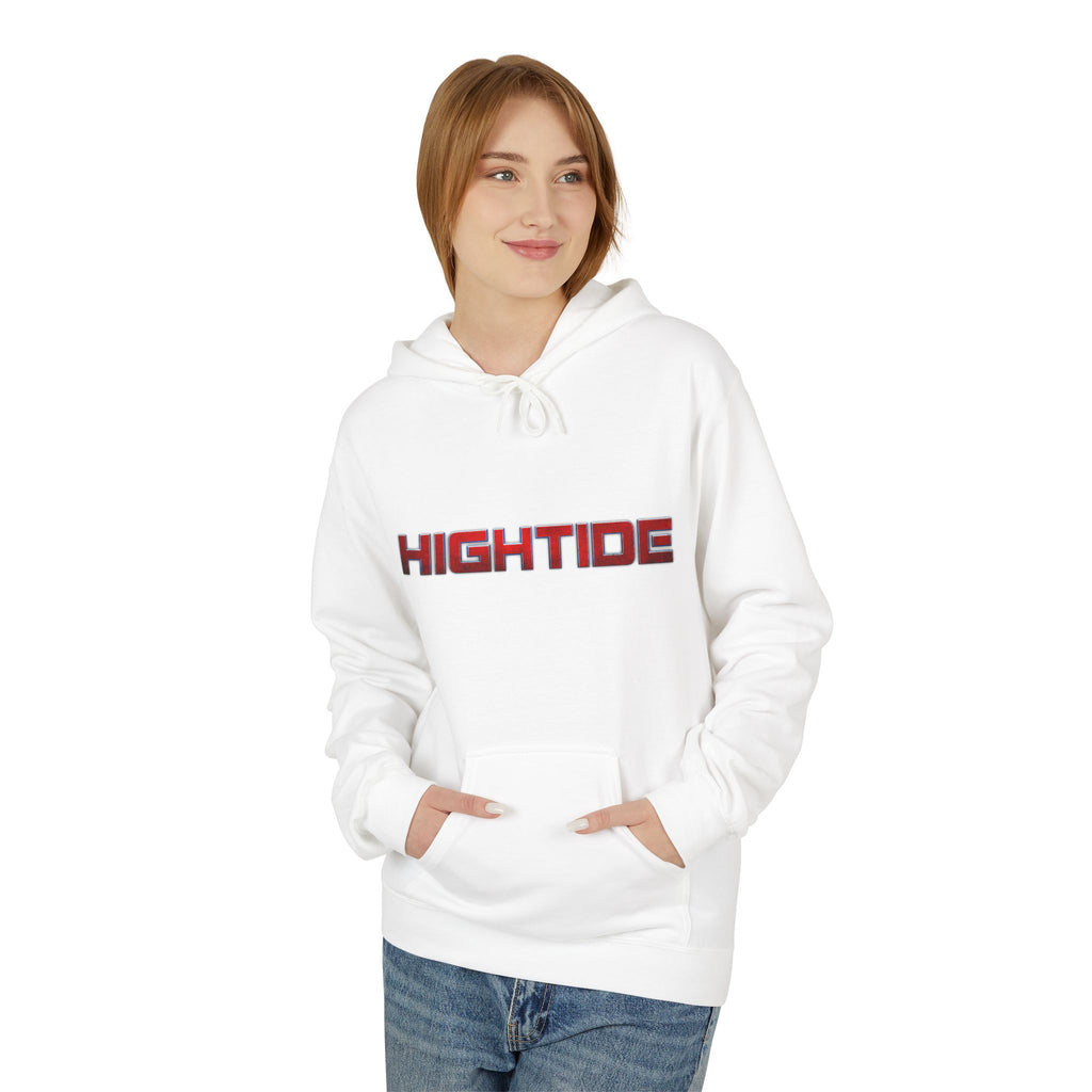 High Tide Softstyle Hoodie, Unisex Fleece Sweatshirt, Beach Vibe Apparel, Unique Gift for Surfers, Casual Comfort Wear