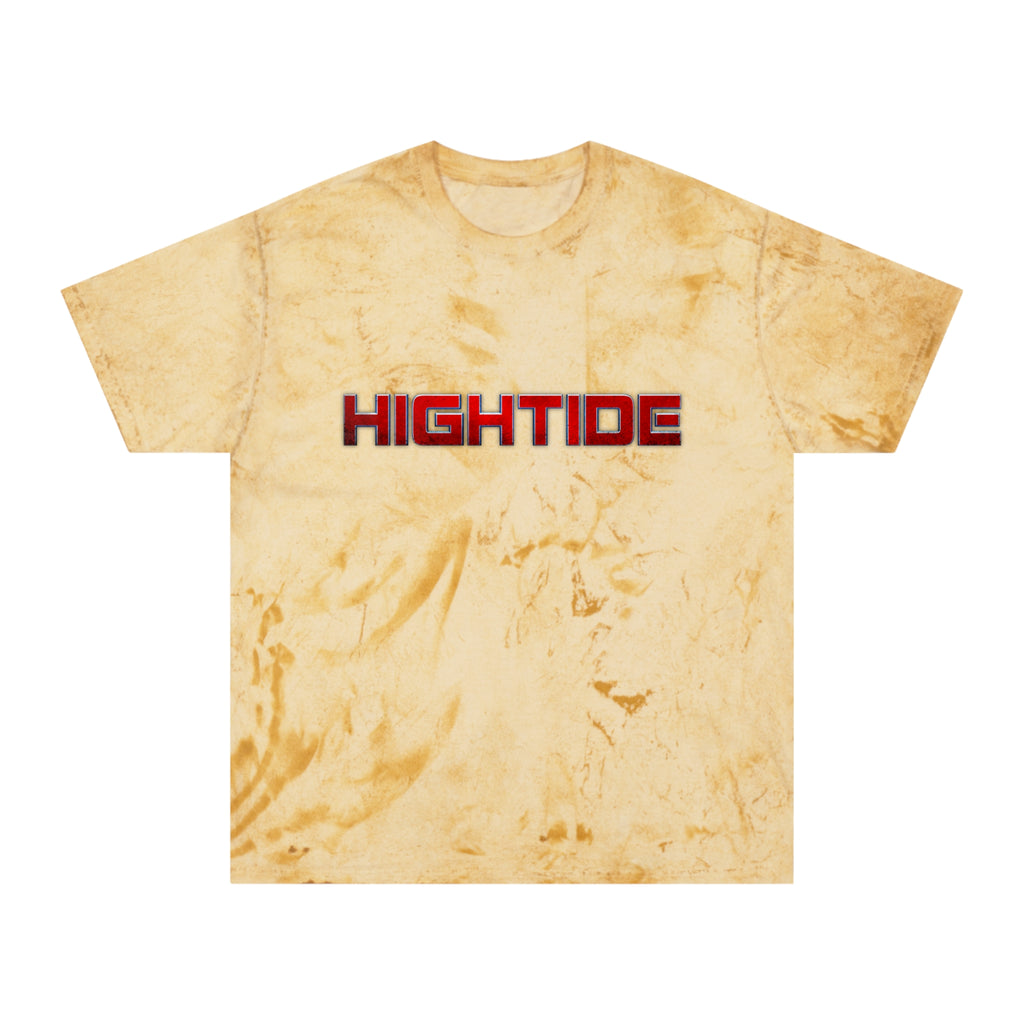 Colorful Unisex T-Shirt - High Tide Vibe, Summer Style, Casual Wear, Gift for Friends, Vibrant Tie-Dye Top