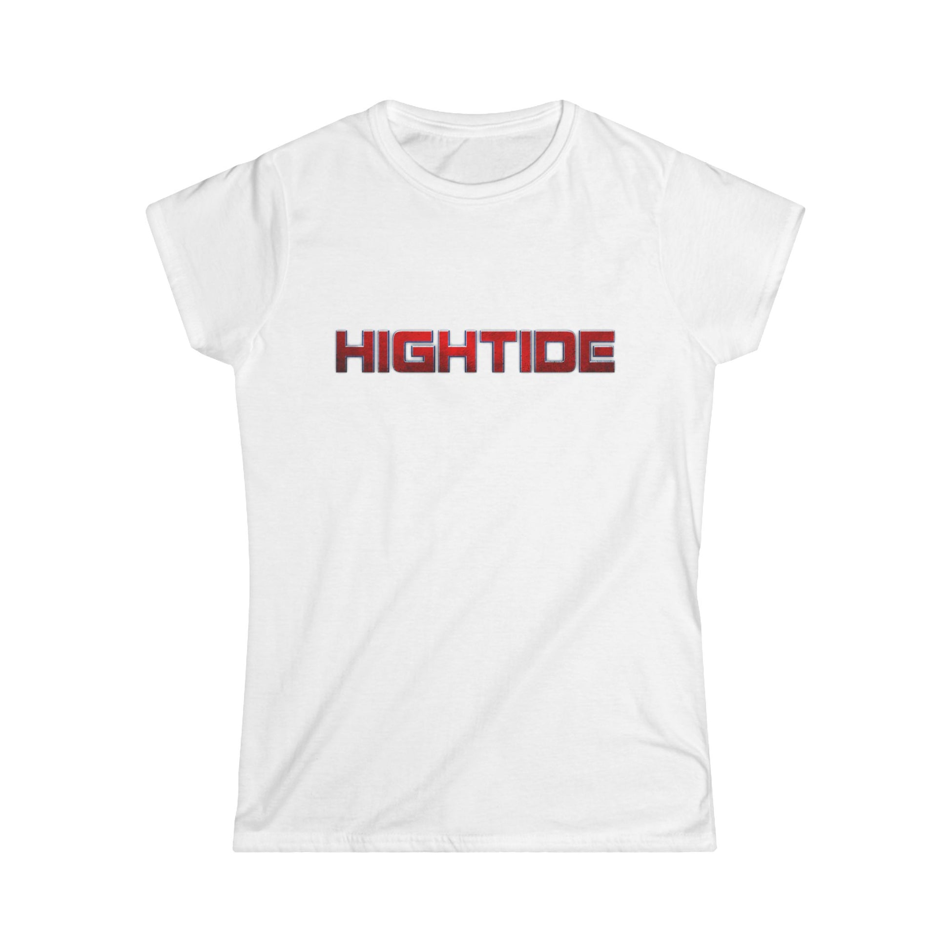 High Tide Women's Softstyle Tee - Summer Beach Shirt, Casual Wear, Gift for Ocean Lovers, Relaxed Fit Tee