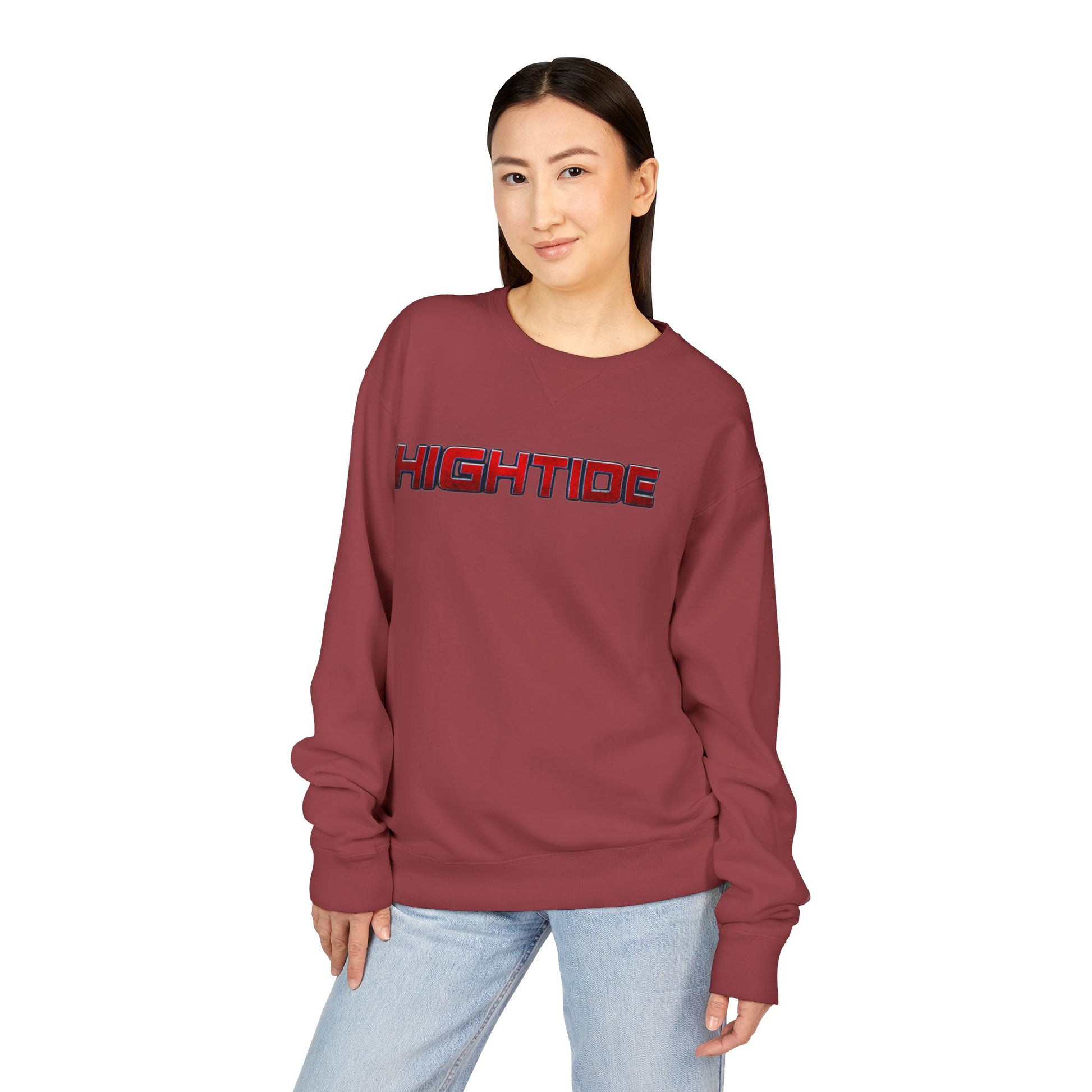 Stylish ComfortWash® Crewneck Sweatshirt - Perfect for Casual Outings, Cozy Nights, and Hightide Lovers, Unisex, Gift Idea, Lightweight