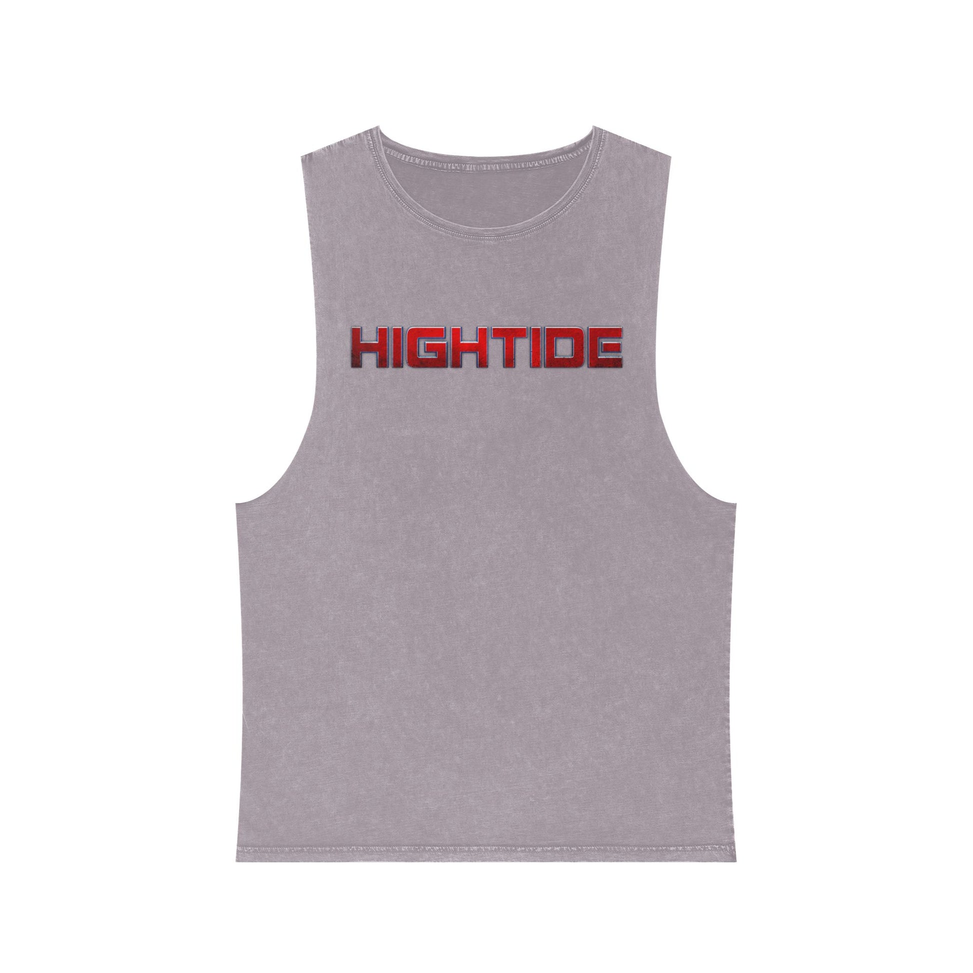 Vintage Stonewash Tank Top - Hightide Beachwear, Unisex Summer Tee, Casual Gym Shirt, Perfect for Vacations & Outdoor Activities