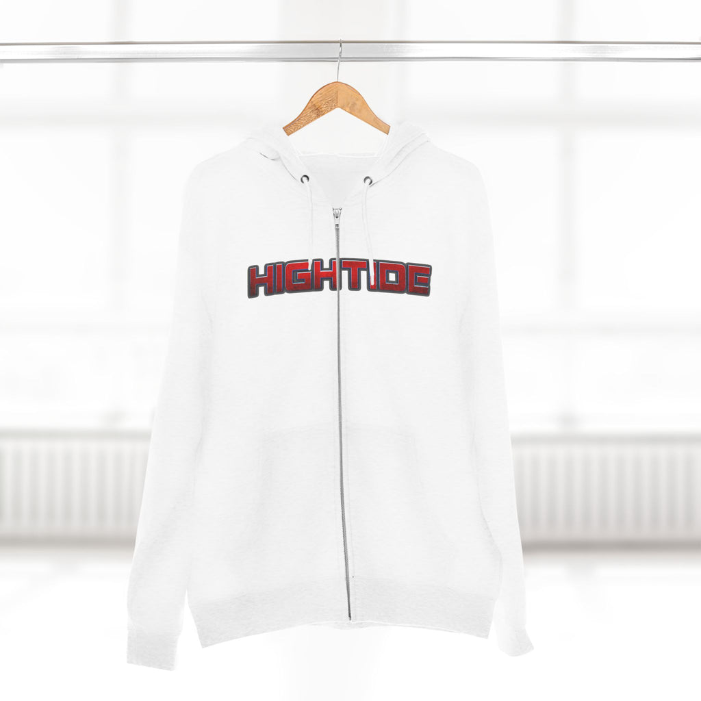 High Tide Unisex Zip Hoodie | Coastal Casual Wear, Surf Style, Beach Lover Gift, Comfortable Outerwear, Everyday Adventure