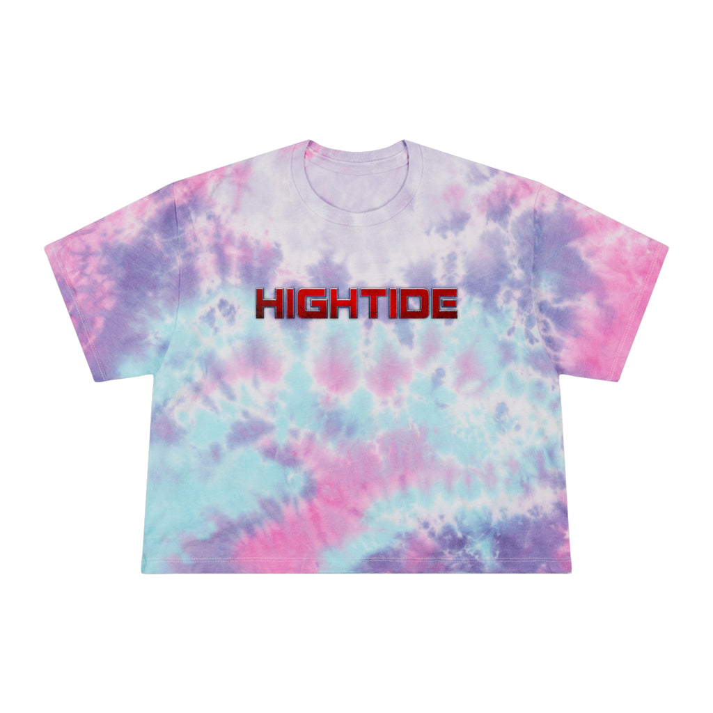 Chill Vibes Women's Tie-Dye Crop Tee | Perfect for Summer, Beach Days, Festivals, Casual Outfits, Gift for Her