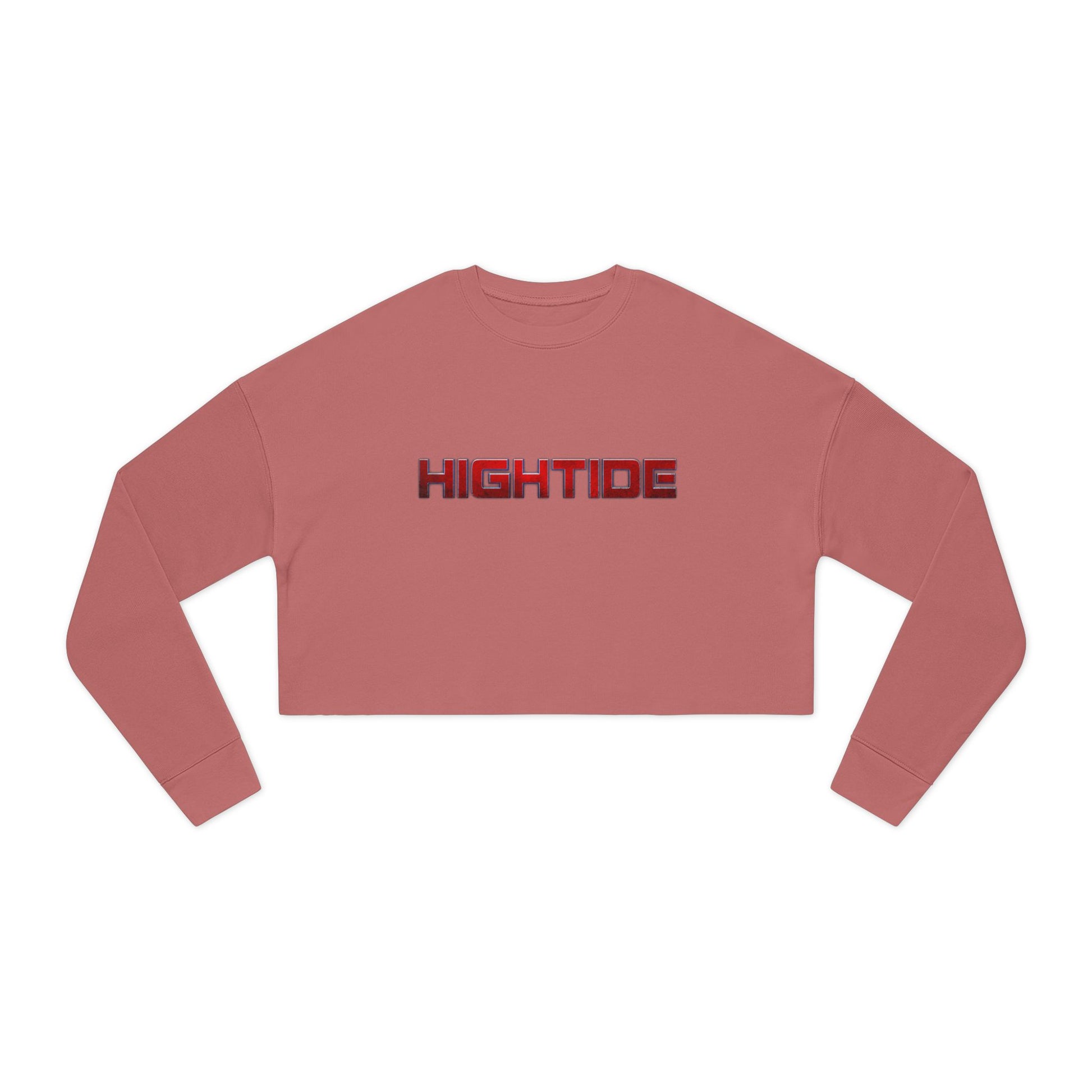 HighTide Women's Cropped Sweatshirt | Trendy Summer Top, Casual Women's Apparel, Gifts for Her, Comfortable Fashion