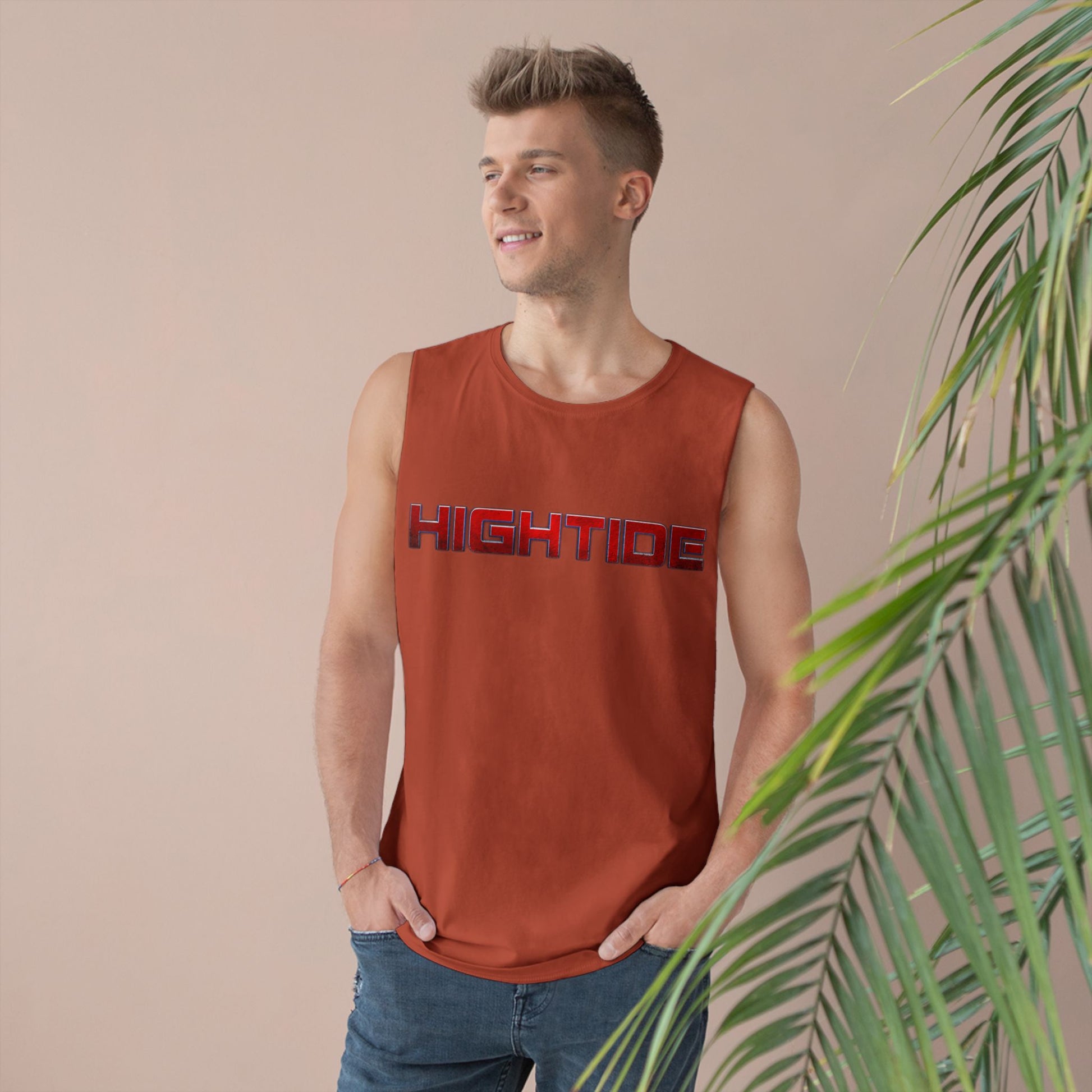 HighTide Unisex Tank Top, Summer Beach Wear, Casual Style, Unisex Fitness Shirt, Gift for Beach Lovers, Outdoor Activities