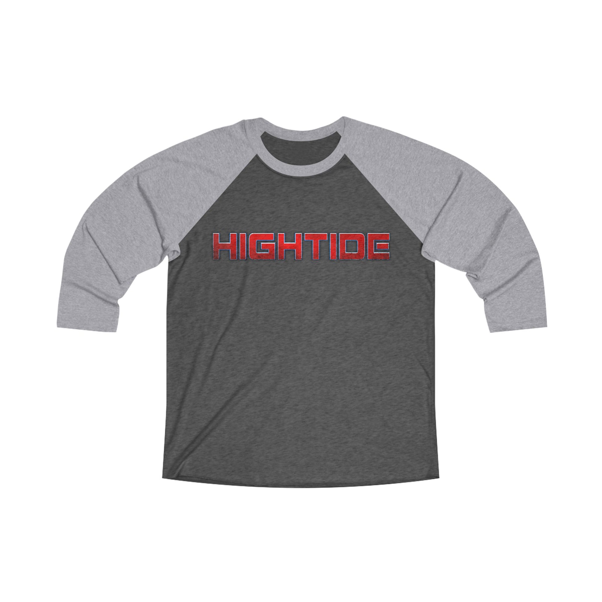 Hightide Unisex Tri-Blend Raglan Tee, Casual Sports Shirt, Beach Tee, Unique Gift, Summer Wardrobe Essential