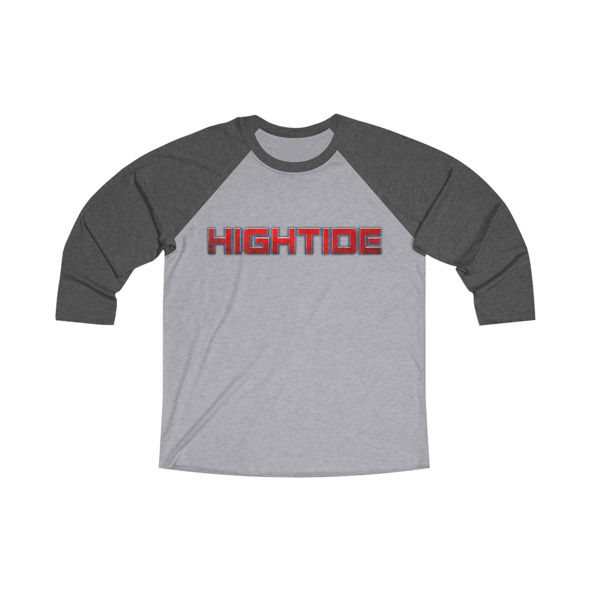 Hightide Unisex Tri-Blend Raglan Tee, Casual Sports Shirt, Beach Tee, Unique Gift, Summer Wardrobe Essential