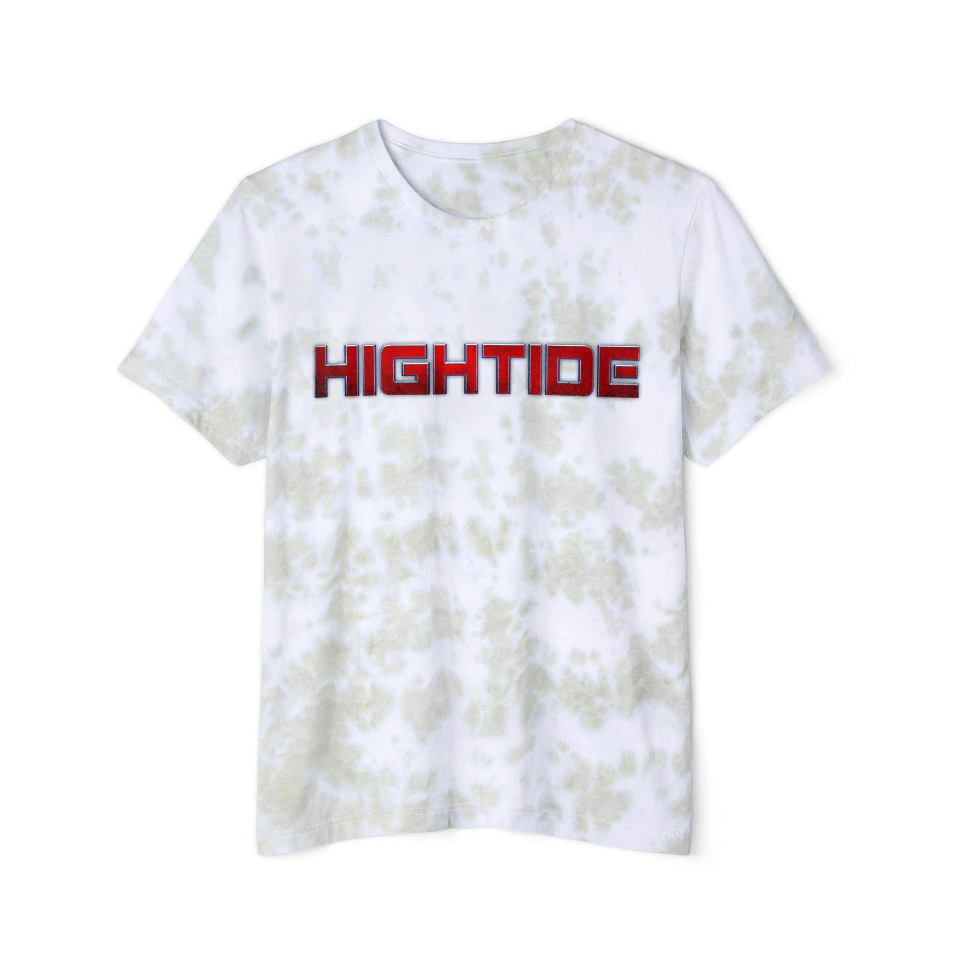 High Tide Unisex Tie-Dyed T-Shirt, Casual Summer Top, Beachwear, Trendy Graphic Tee, Festival Outfit, Gift for Adventurers